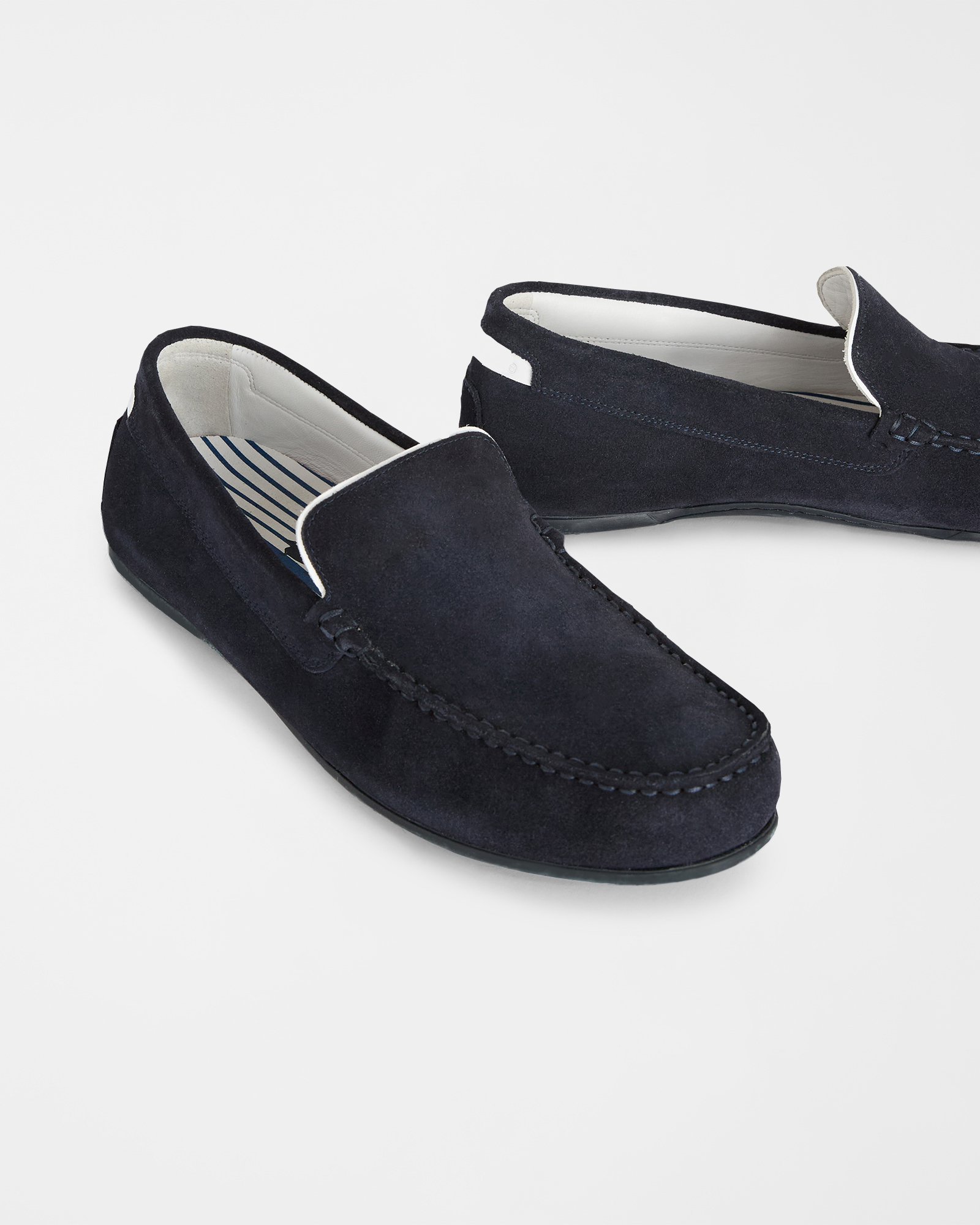 Suede loafer, Blue, large image number 3