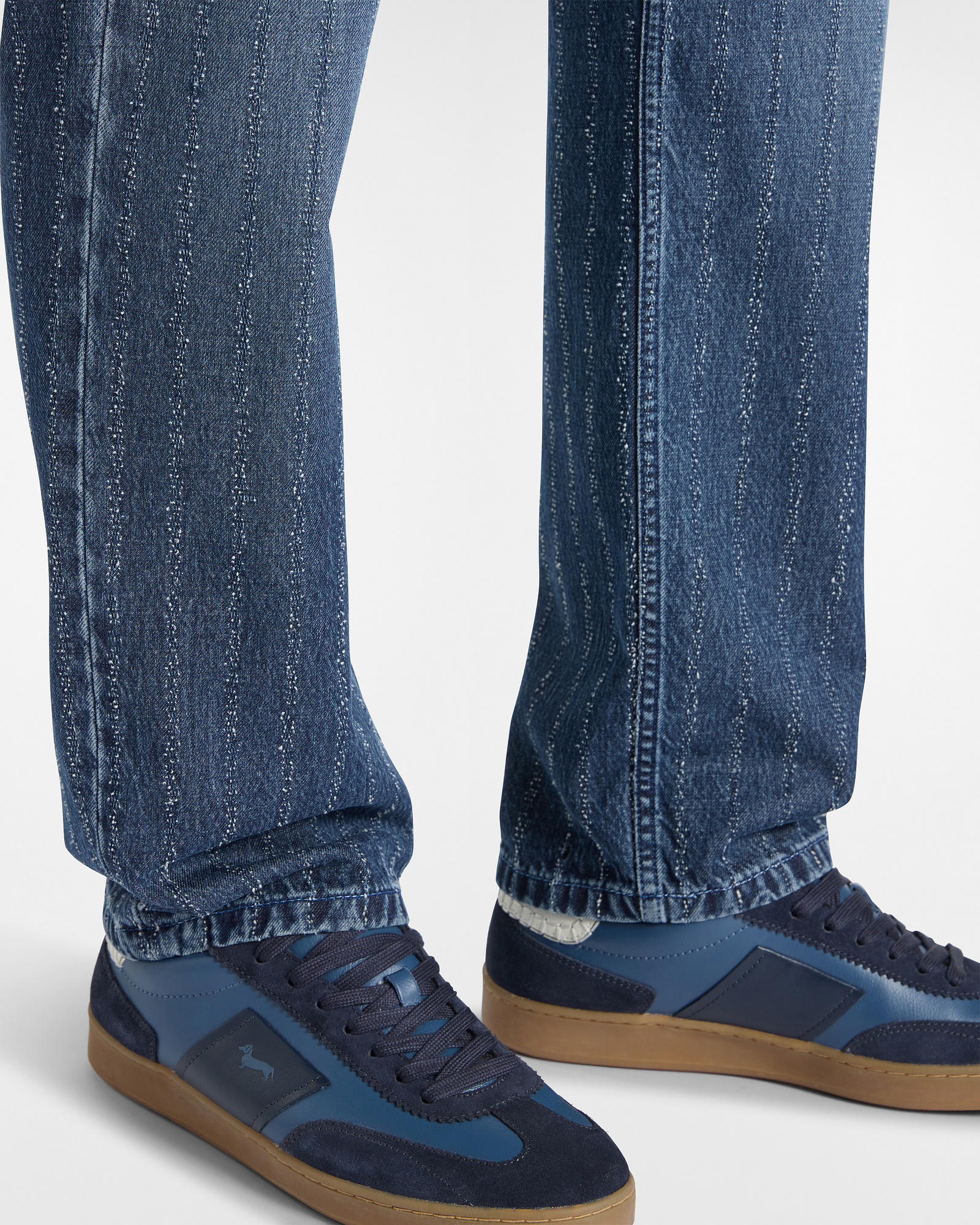 Jeans in Needle-Punched Denim, Denim Blue, large image number 2