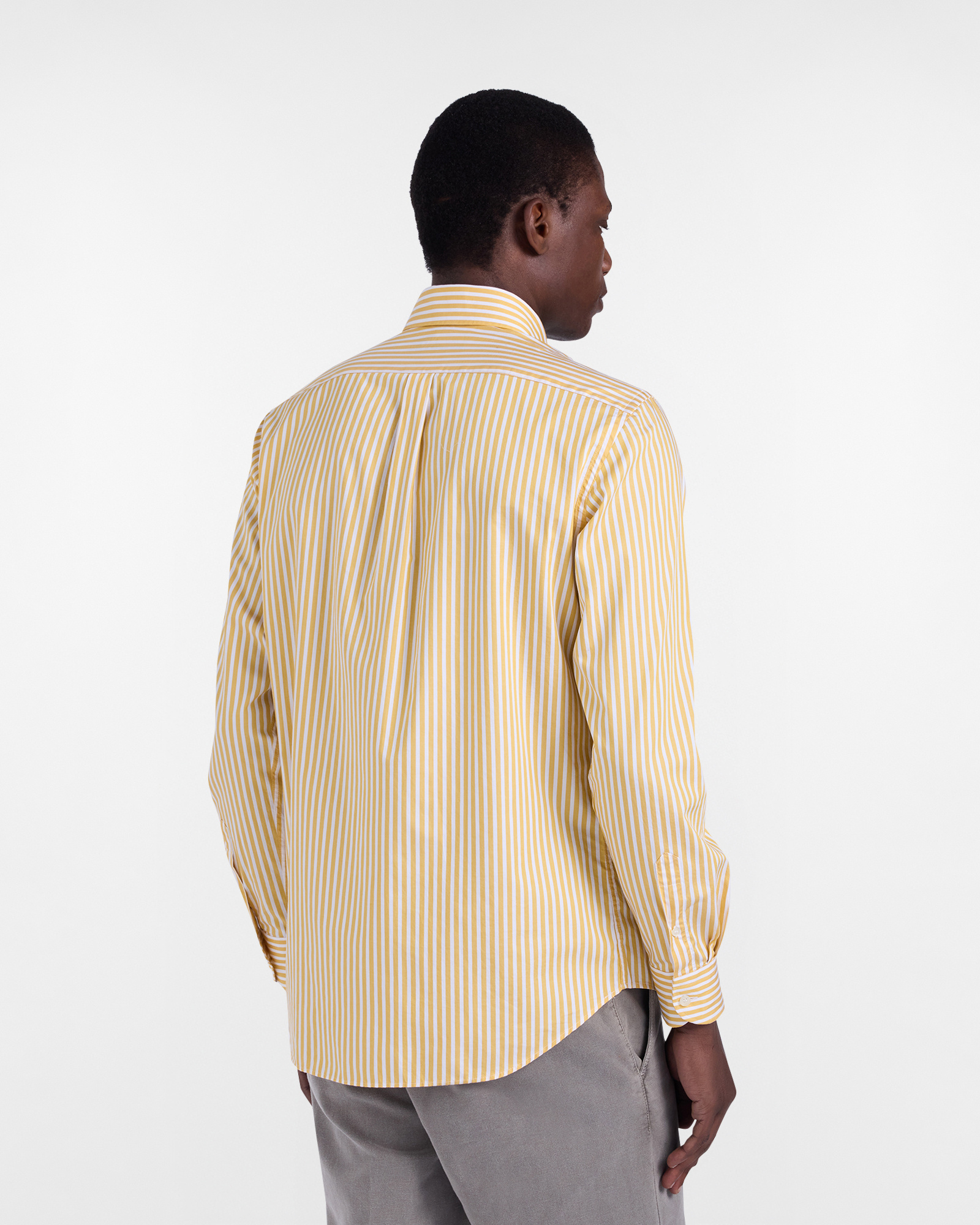 Striped Shirt with Dachshund, Yellow, large image number 1