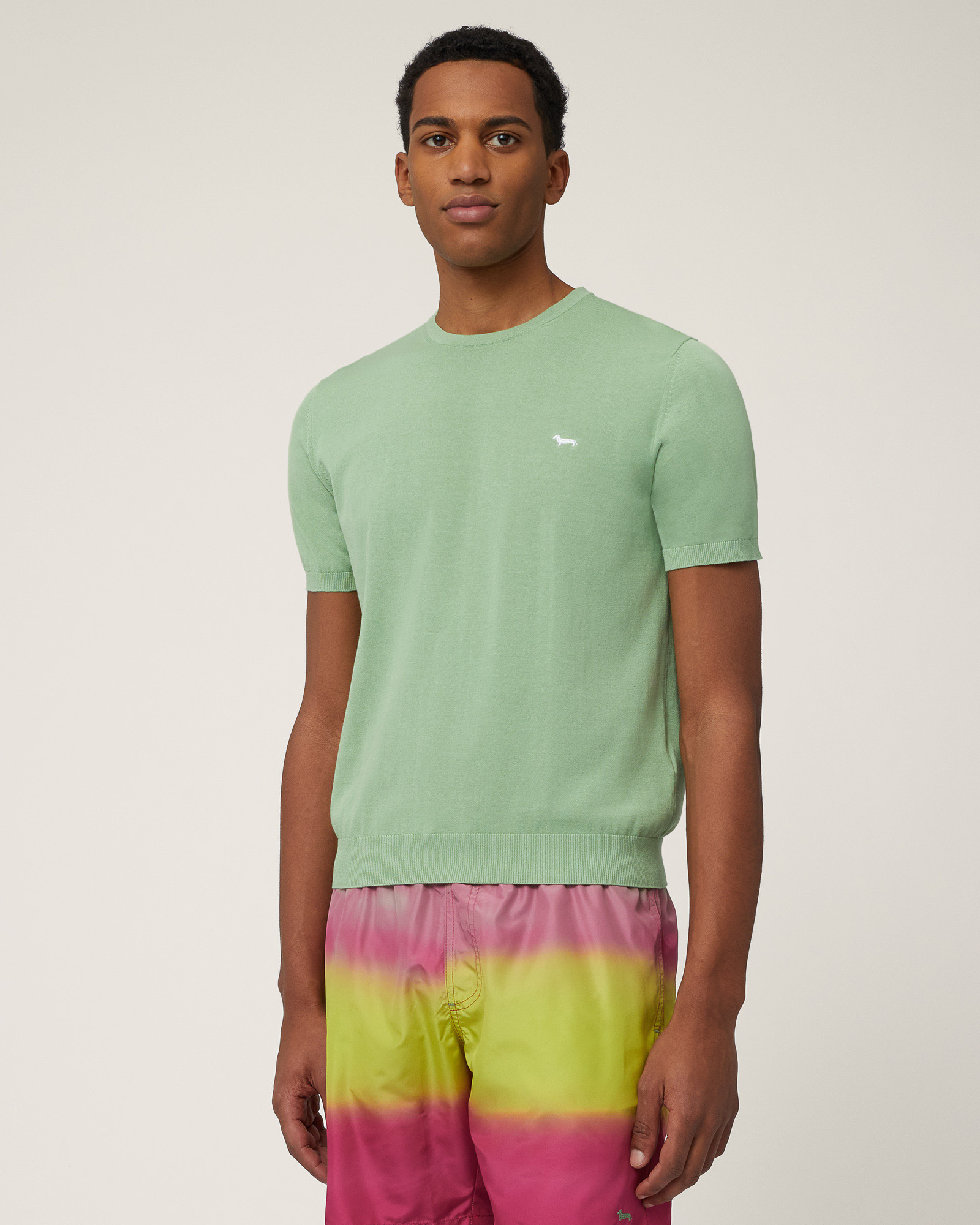Cotton Knit T-Shirt