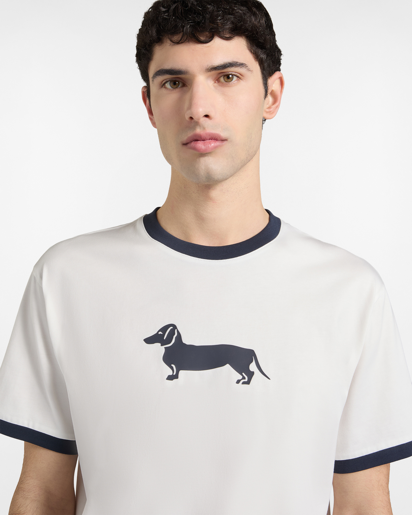 3D Dachshund print T-shirt, White, large image number 2