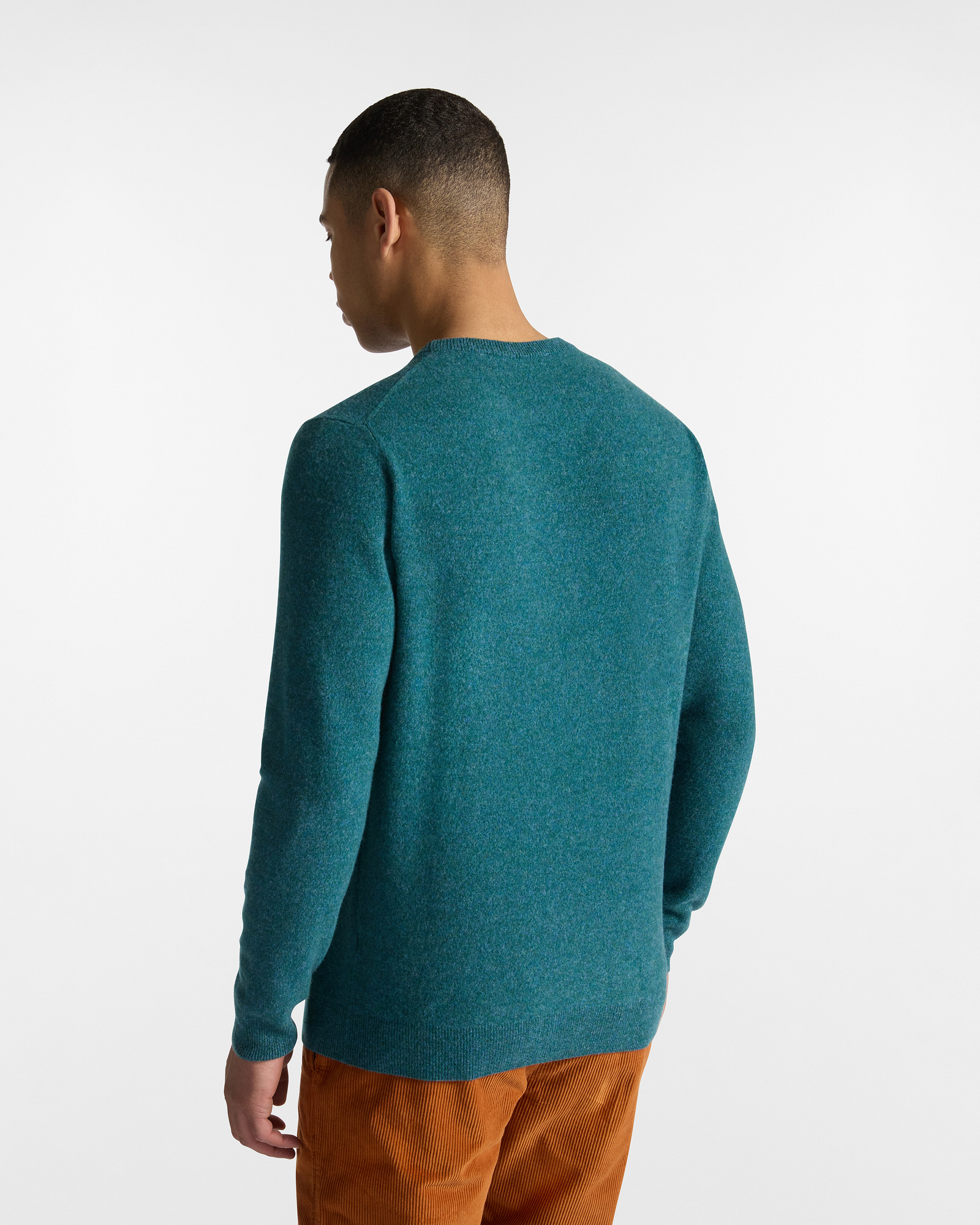 Pull En Laine Lambswool, Vert, large image number 1