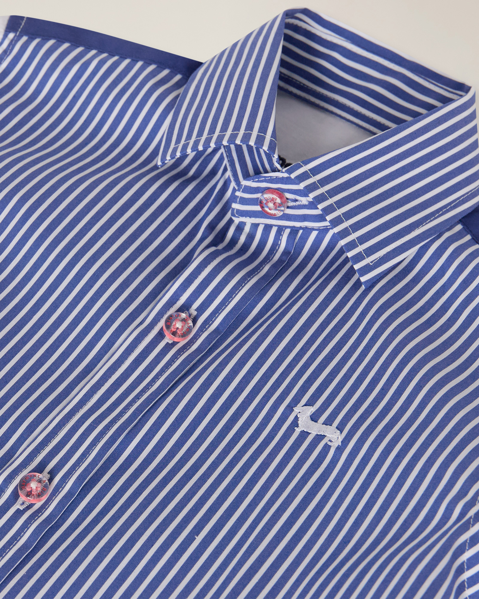 Striped shirt with contrasting sleeves, White, large image number 2