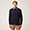 Long-Sleeved Polo Shirt With Contrasting Cuffs And Collar, Blue, swatch