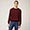 Pullover Girocollo Hbj, Bordeaux, swatch