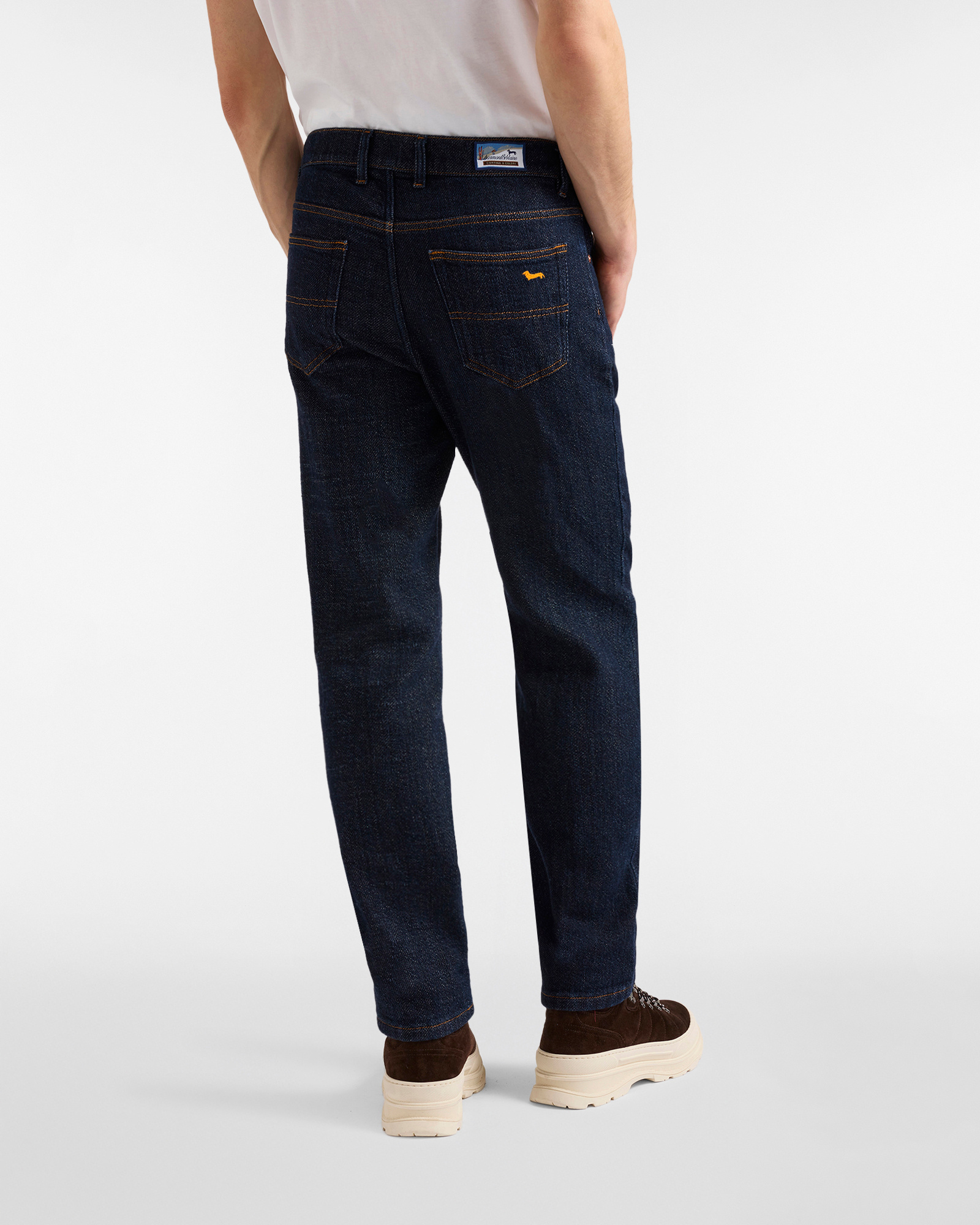 Cortina a Colori faux denim trousers