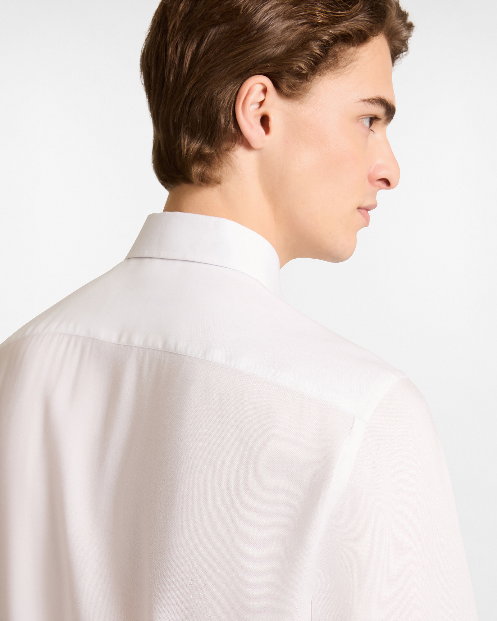 Lyocell Shirt, White, large image number 2