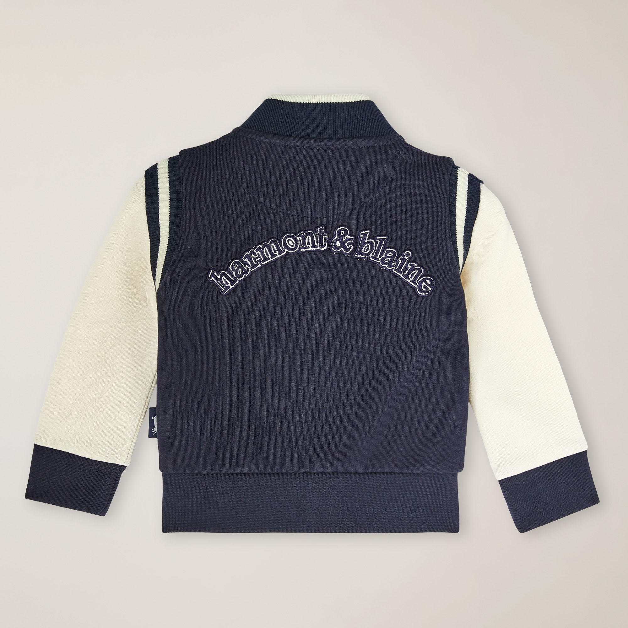 Full-zip college sweatshirt, Blu Navy, large image number 1