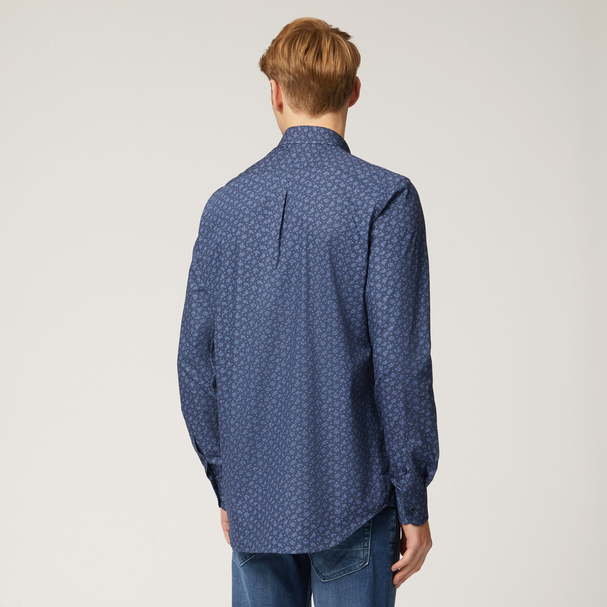 REGULAR M/L COLLO MONTECARLO 2 TEX, Blu, large image number 1