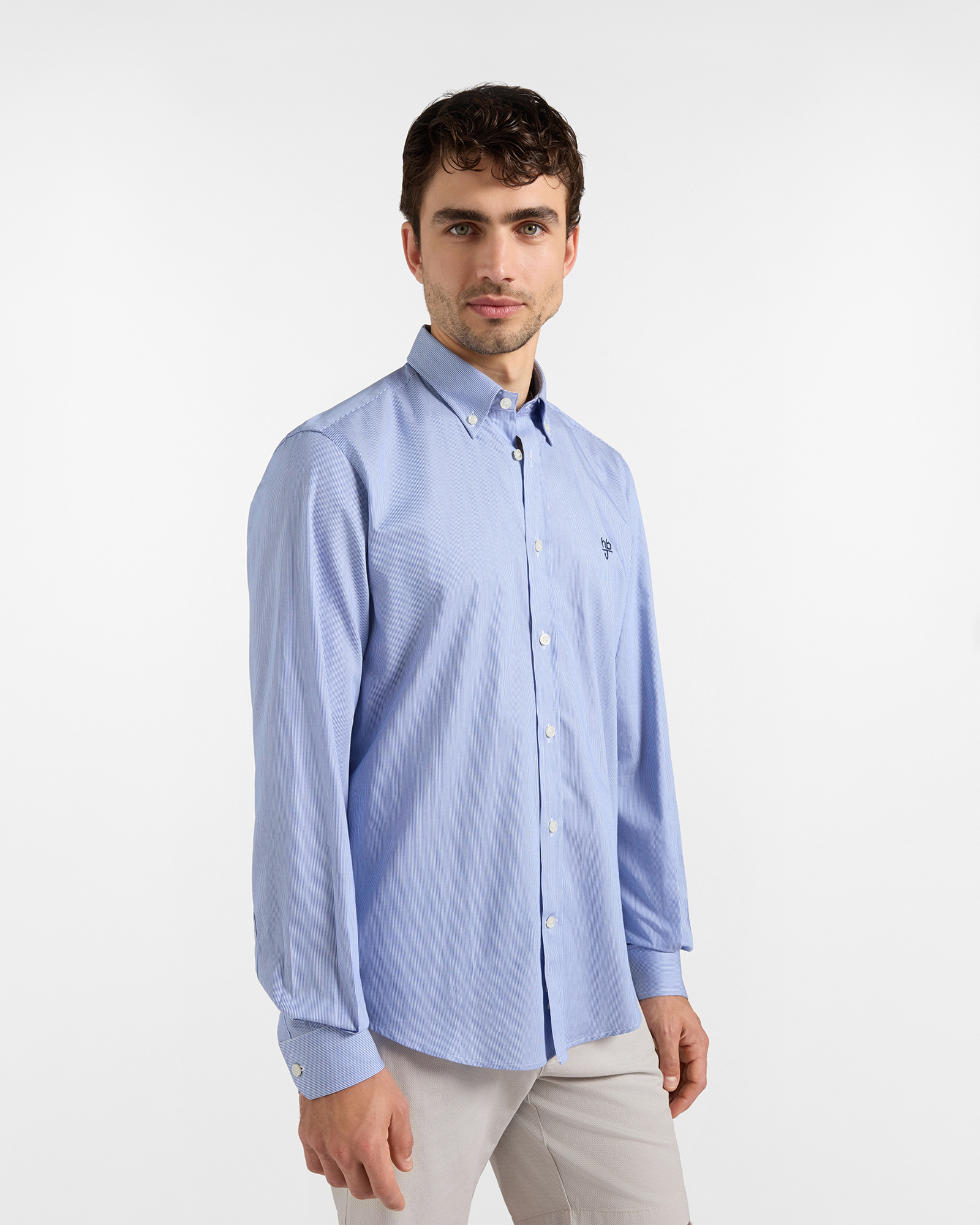 Camicia Uomo In Puro Cotone Narrow Fit