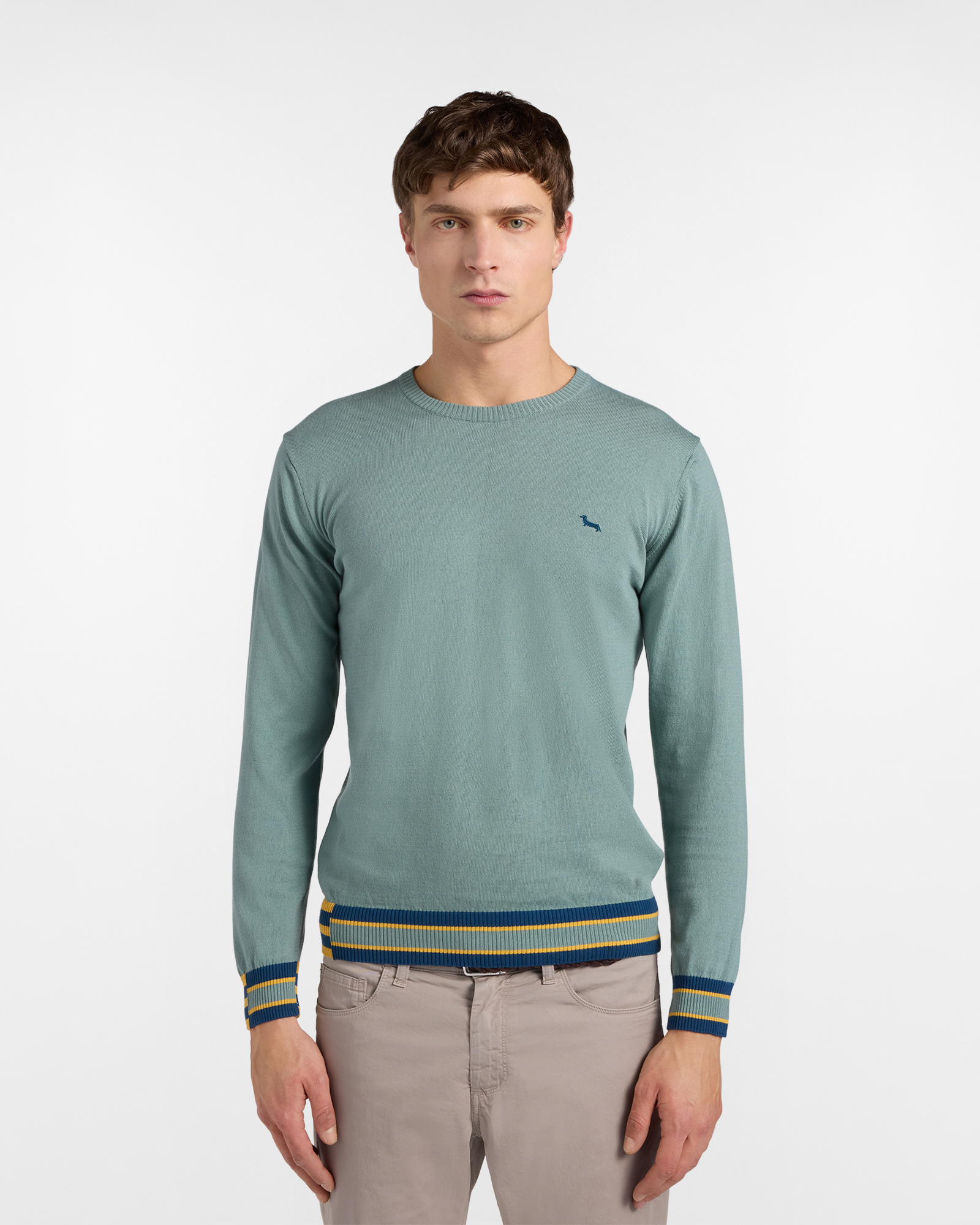 Color block pullover