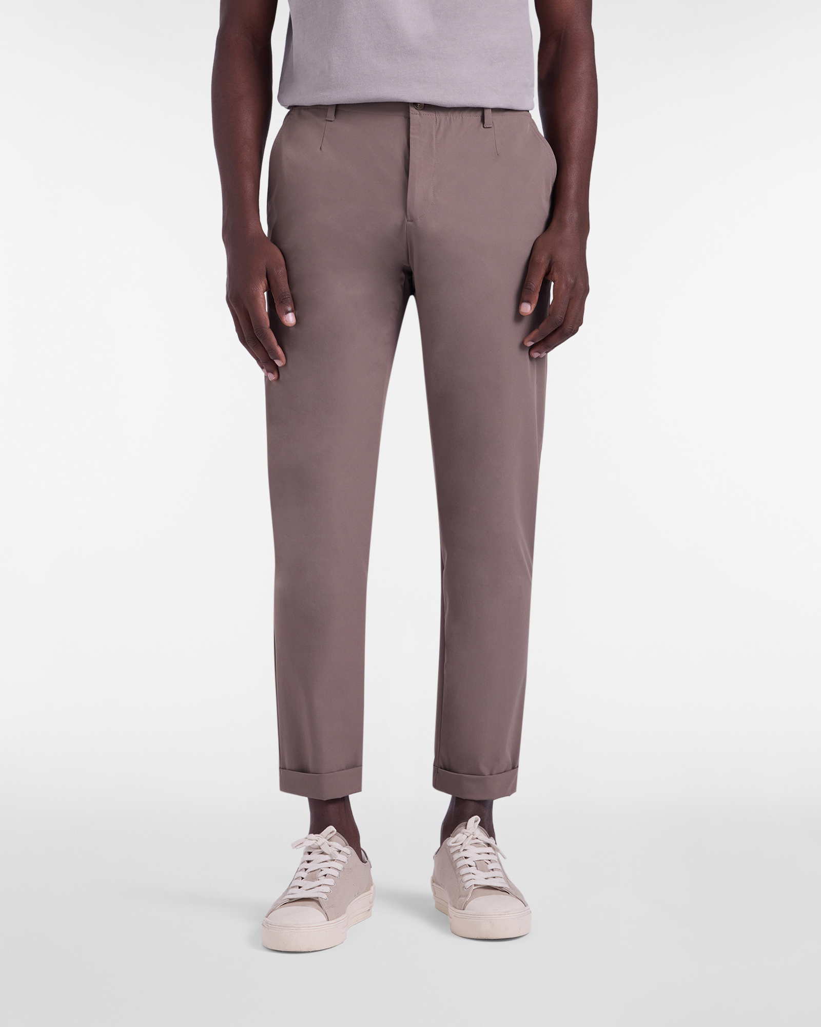 Men's D-Fit chino pants with elasticated waistband