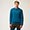 Crew-Neck Sweatshirt With Contrasting 3D Logo And Lettering, Blue, swatch