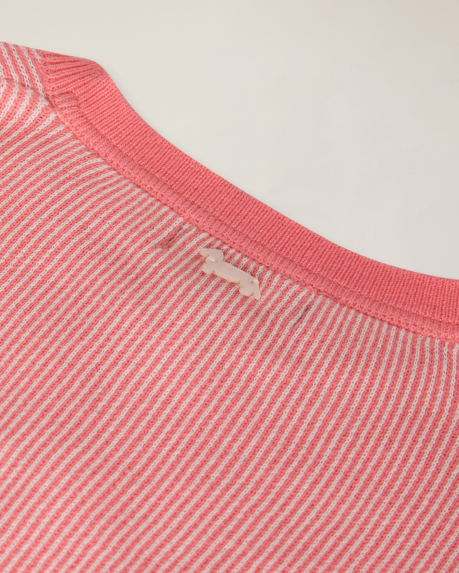 Cardigan a righe, Pesca, large image number 2