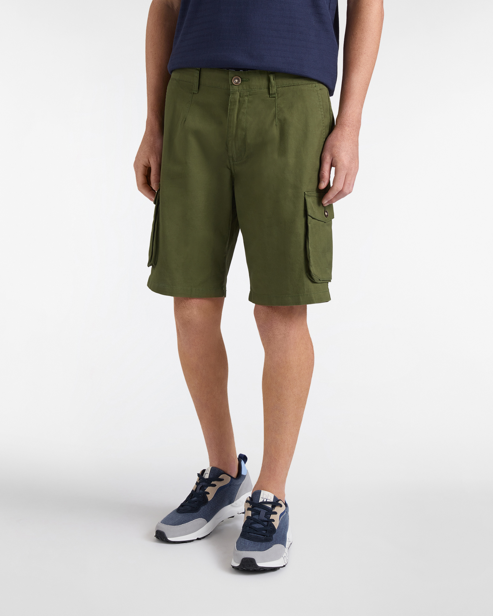 Bermuda Uomo Stile Cargo Regular Fit