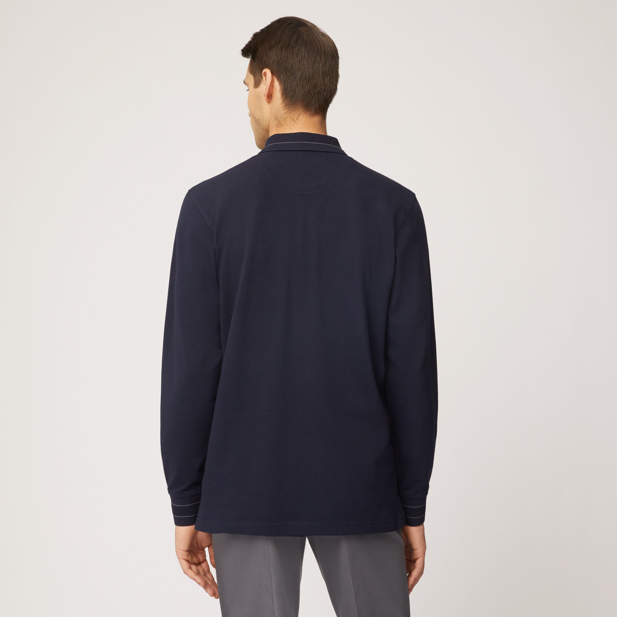 Polo Regular Fit Con Taschino E Dettagli A Contrasto, Light Blue, large image number 1