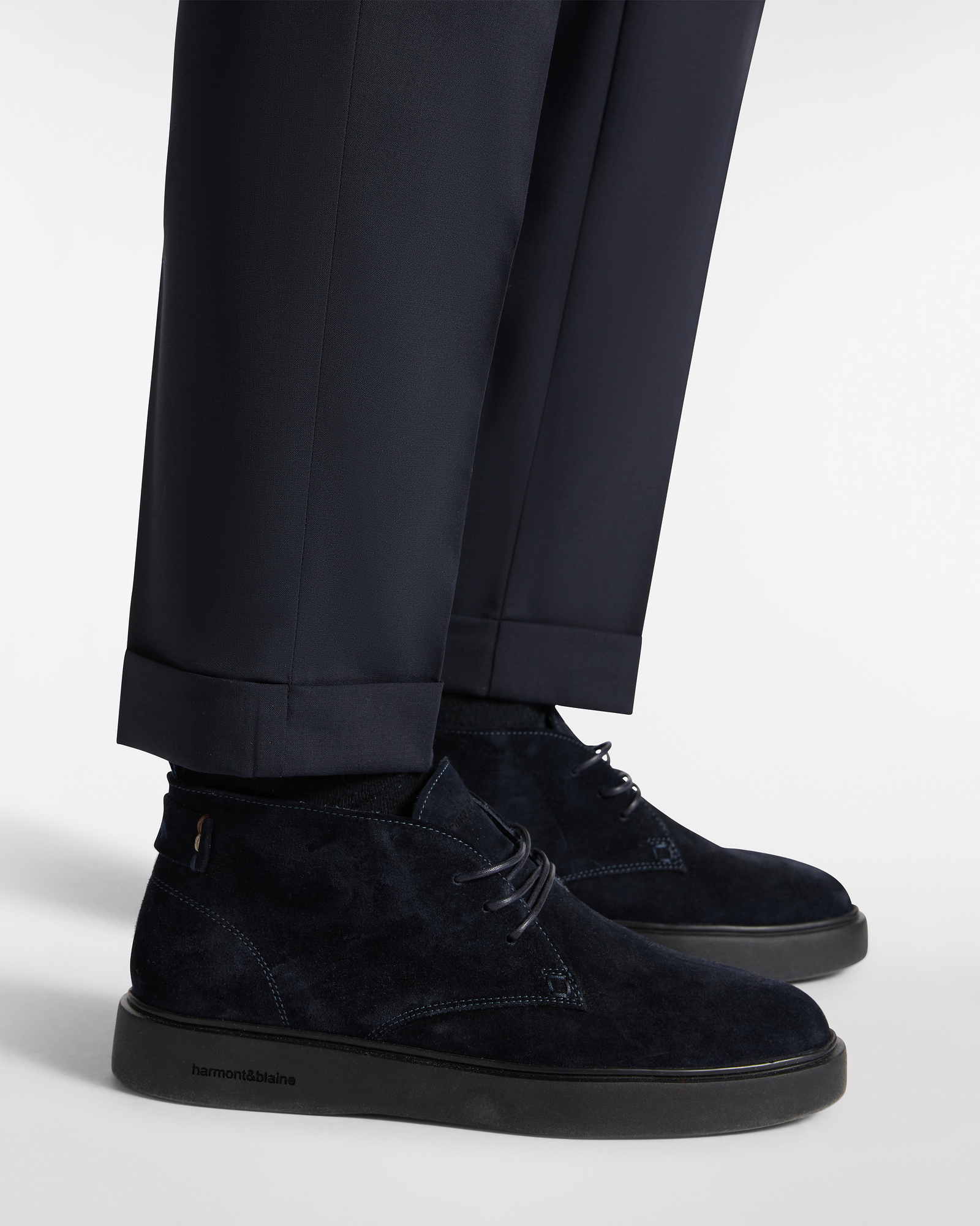 De-Stressed Chino Pants, Navy Blue, large image number 2