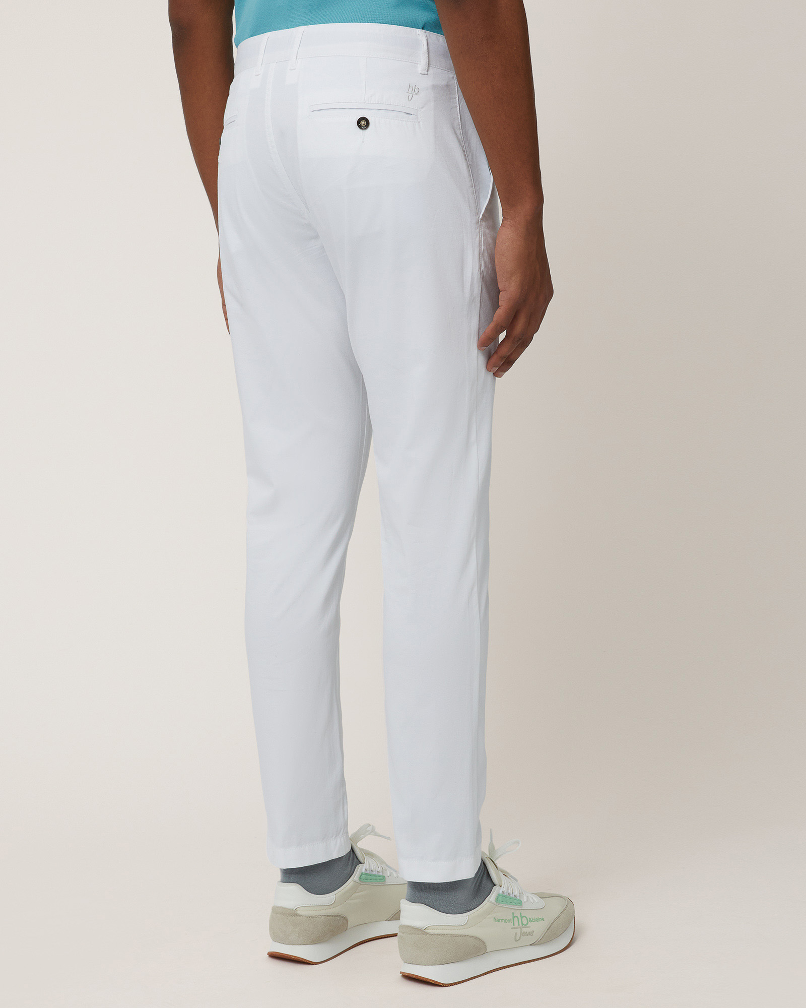 Cotton Chino Pants, White, large image number 1