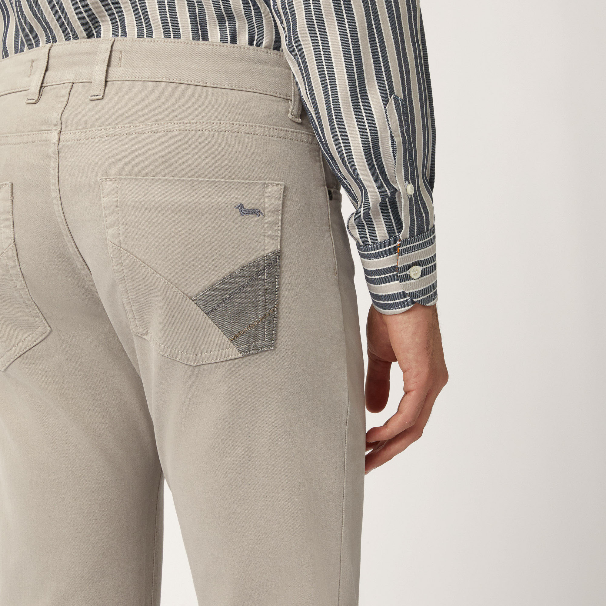 Ski Lounge Stretch Cotton Pants, Beige, large image number 2
