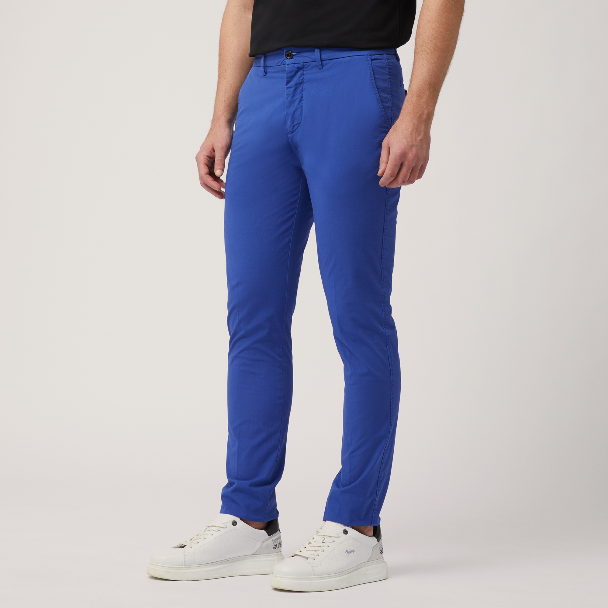 Pantaloni Chino Narrow Fit, Ortensia, large