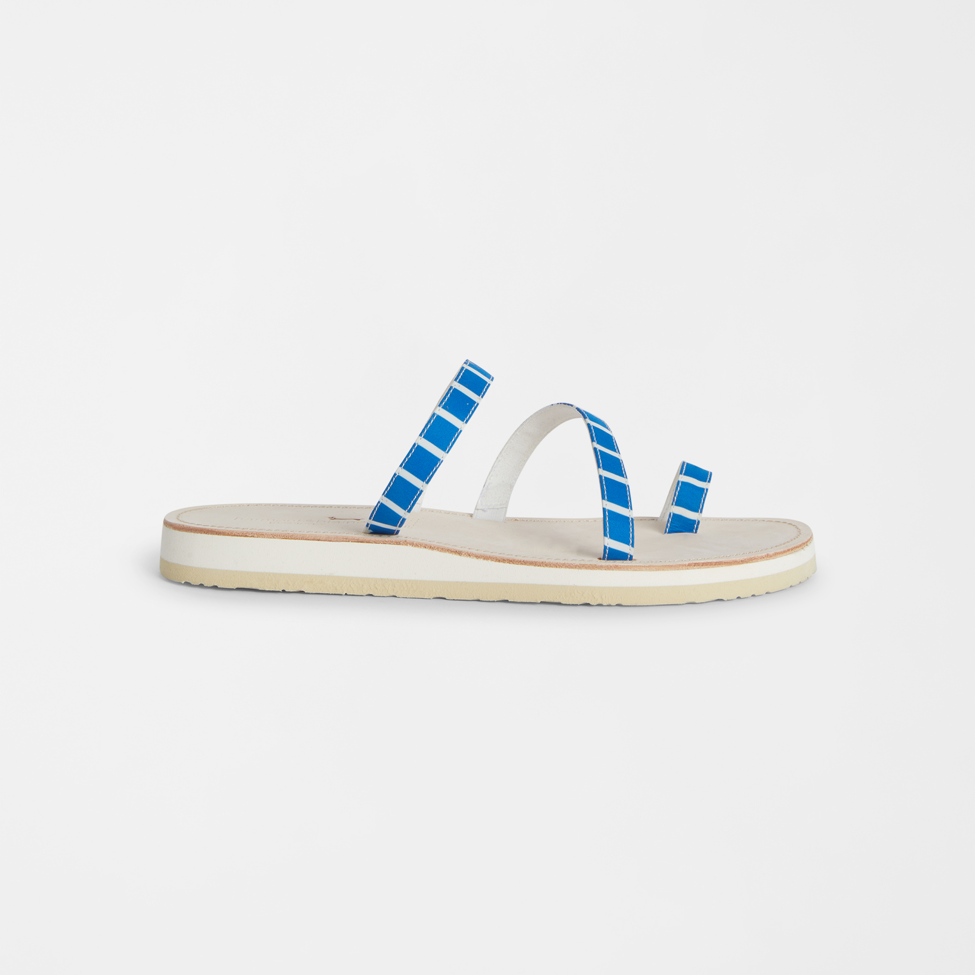 Sandali In Pelle Con Stampa
