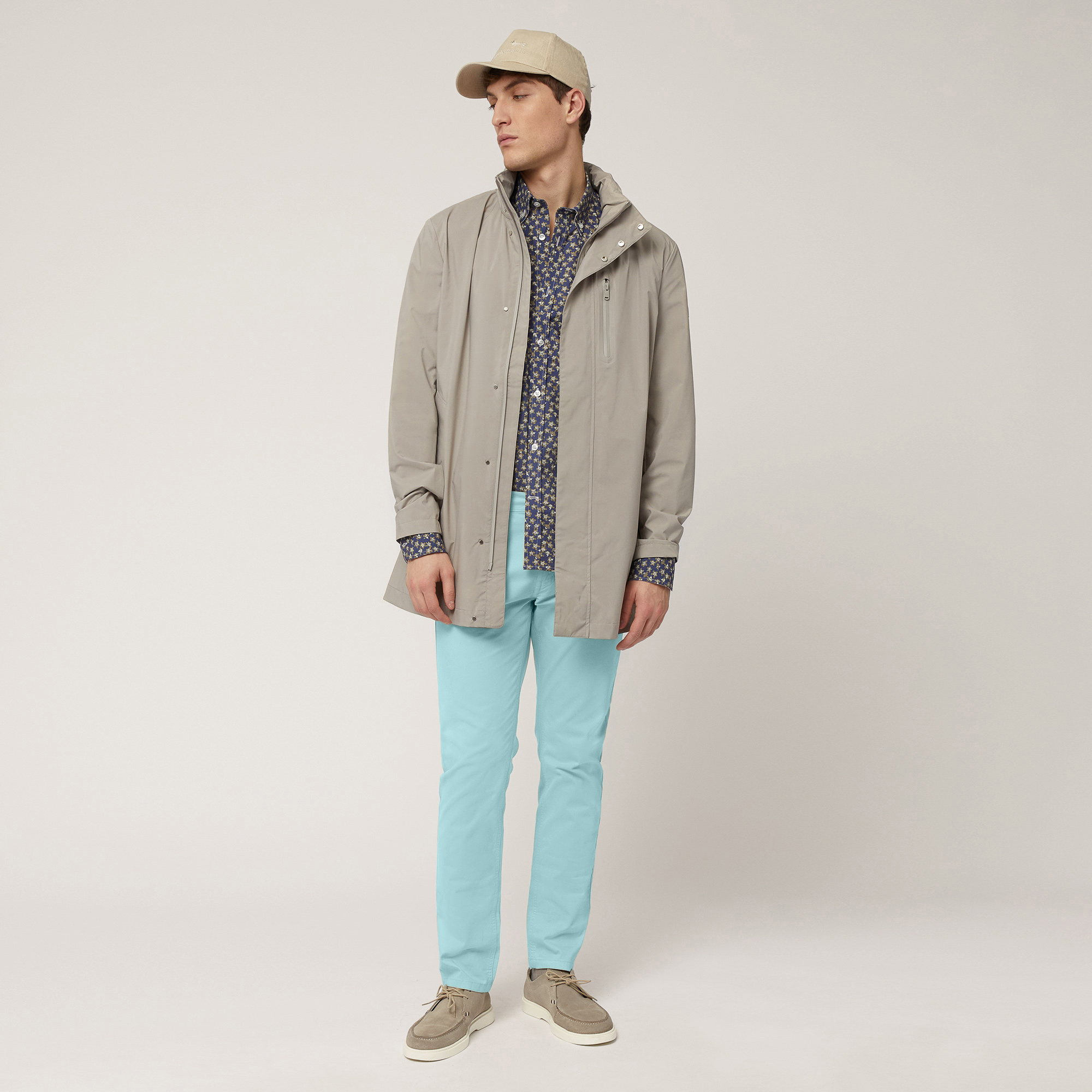 Colored Denim Pants, Light Blue, large image number 3