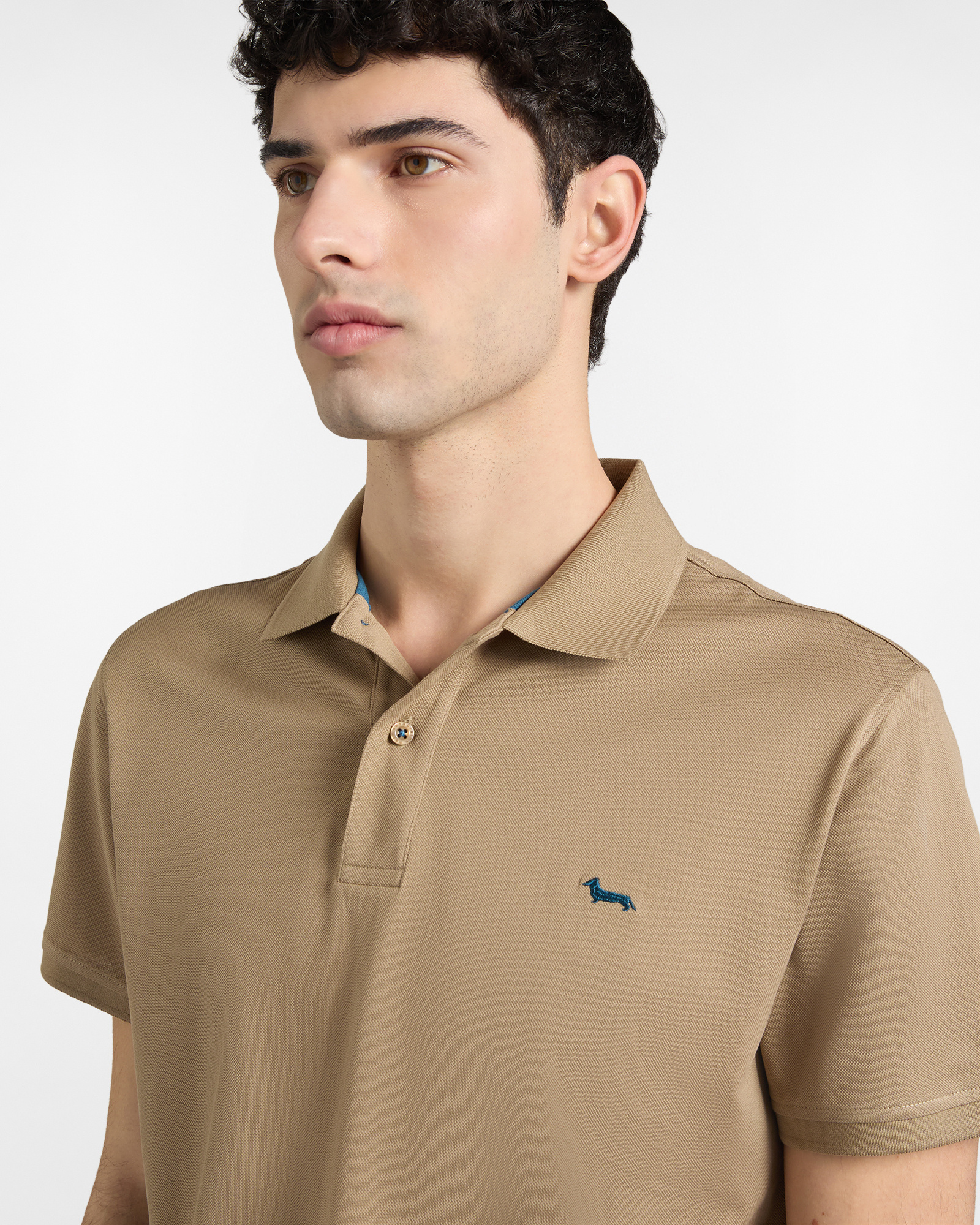 Men's basic piqu&eacute; polo shirt, Gray, large image number 2