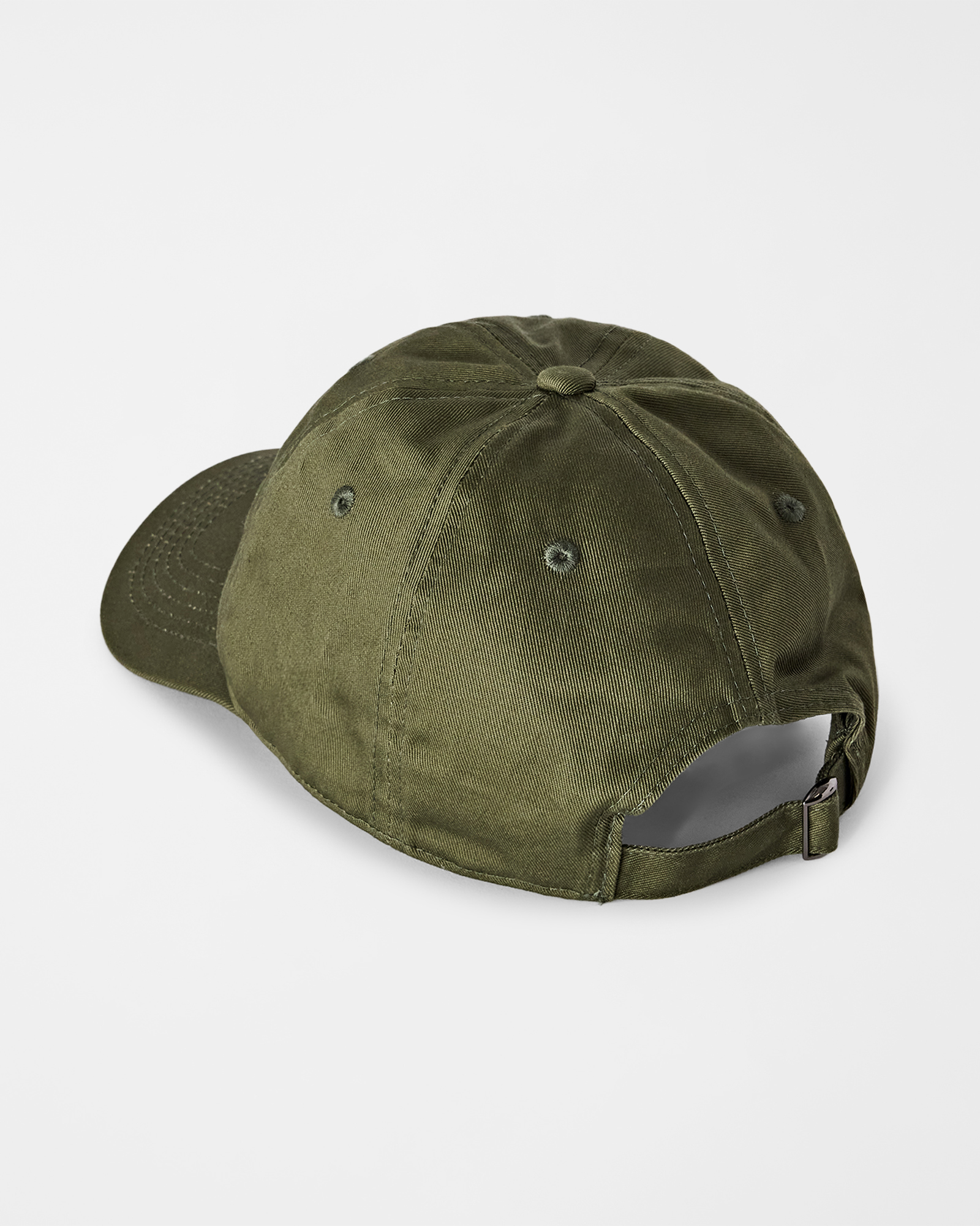 Baseball Cap HBJ Uomo con Patch Logo in Puro Cotone, VERDE, large