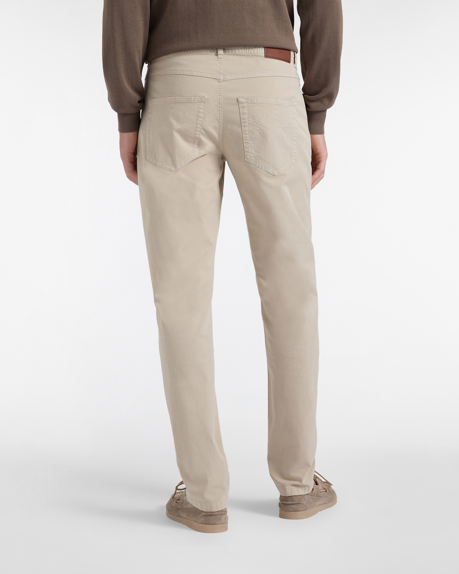 Pantalone Uomo Cinque Tasche in Light Twill Narrow Fit