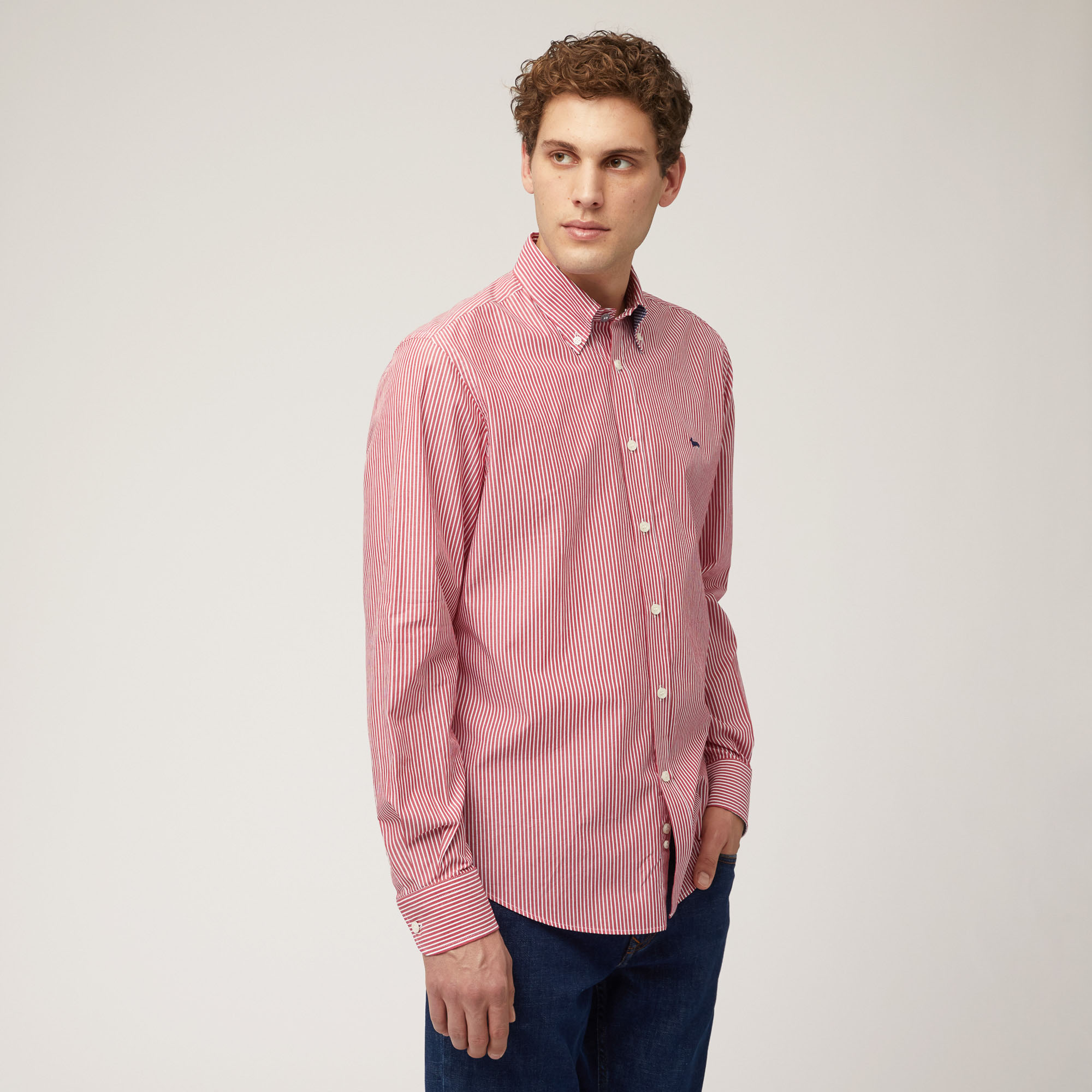 Striped Organic Cotton Poplin Shirt