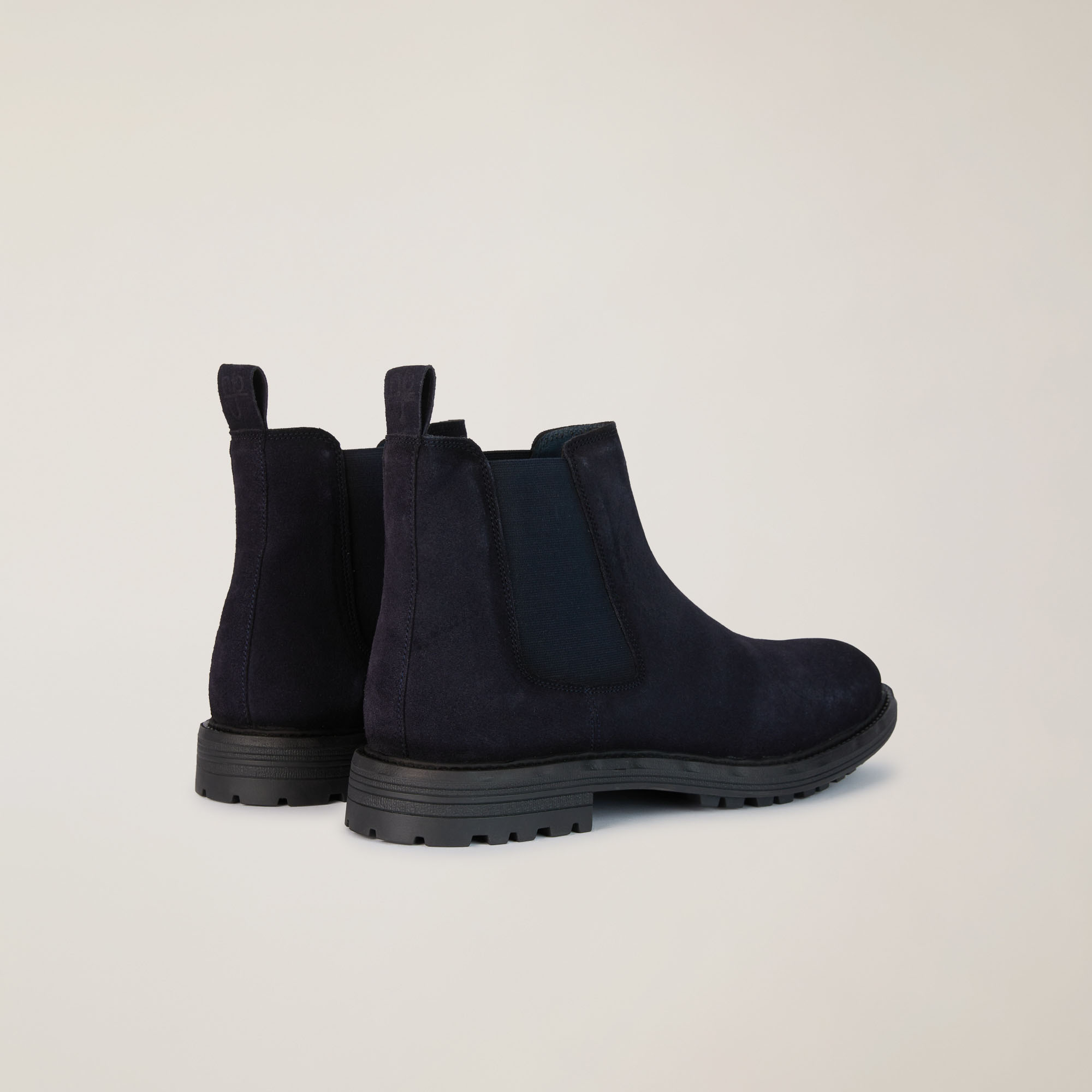 Stivaletto Chelsea In Pelle Scamosciata, Light Blue, large image number 2