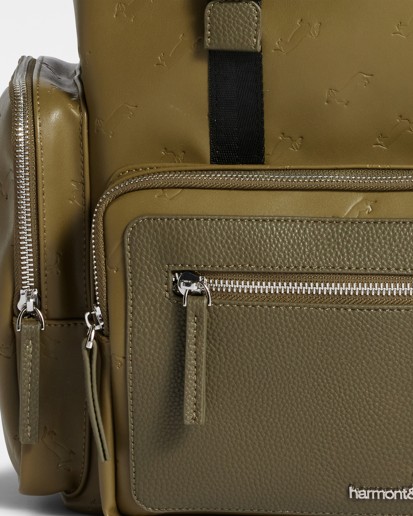 Blaine All-Over Backpack with Side Pockets, Beige, large image number 3