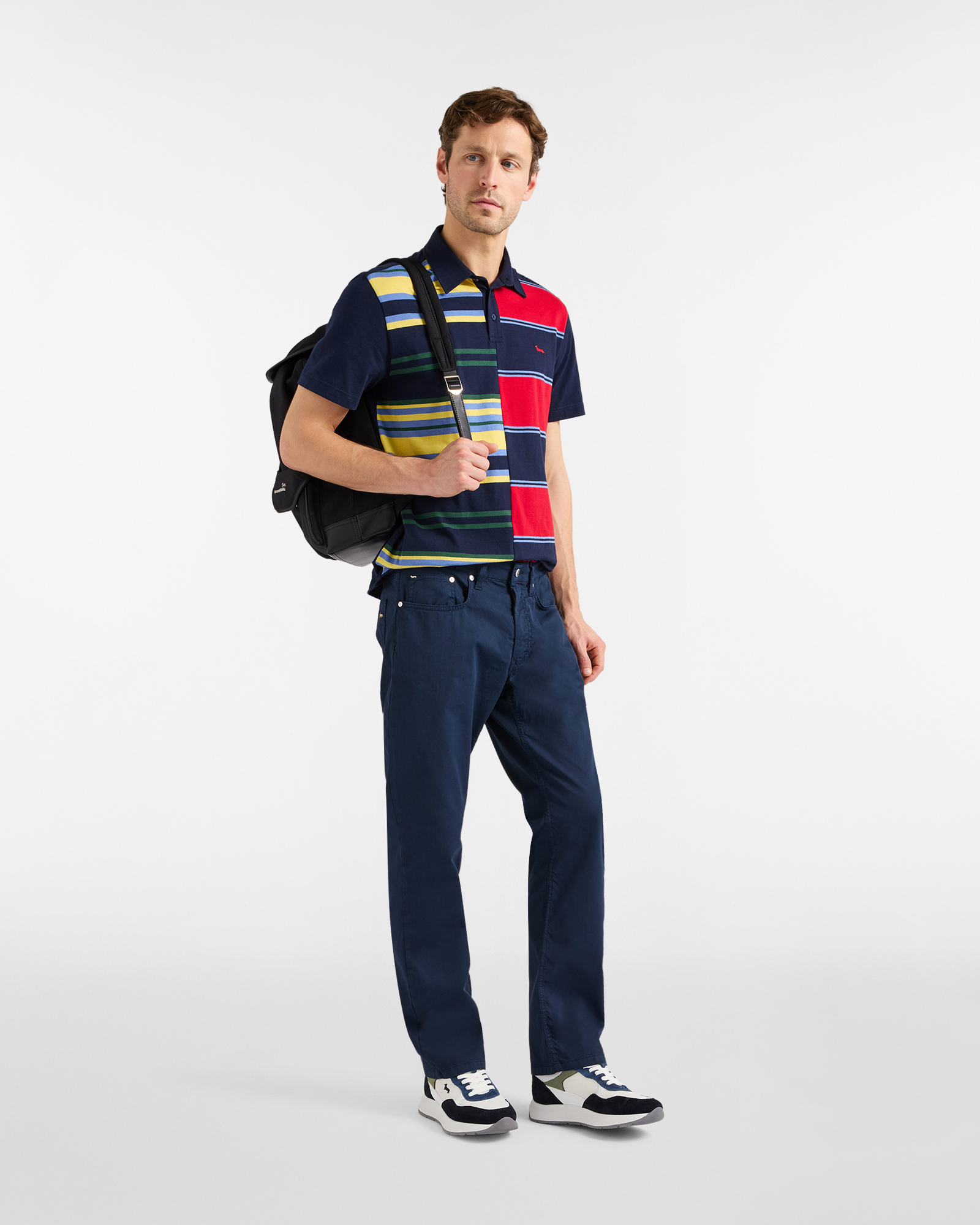 Men&rsquo;s regular-fit five-pocket trousers, Blue, large image number 3