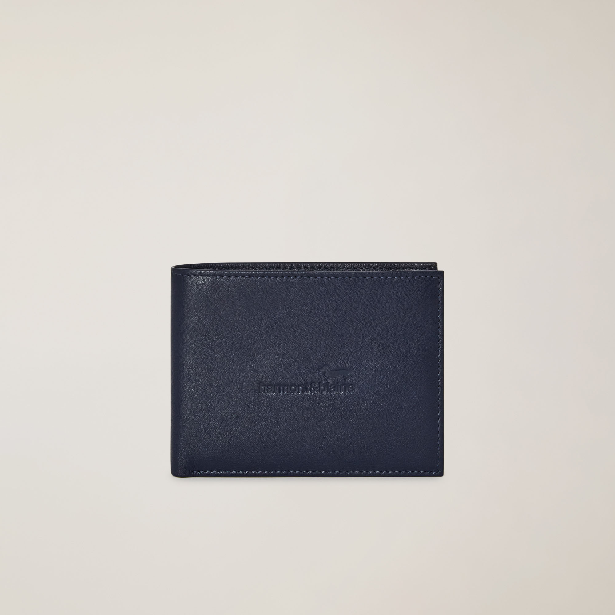 Cartera Plegable Con 7 Ranuras + Bolsillo Monedero, Azul, large image number 0