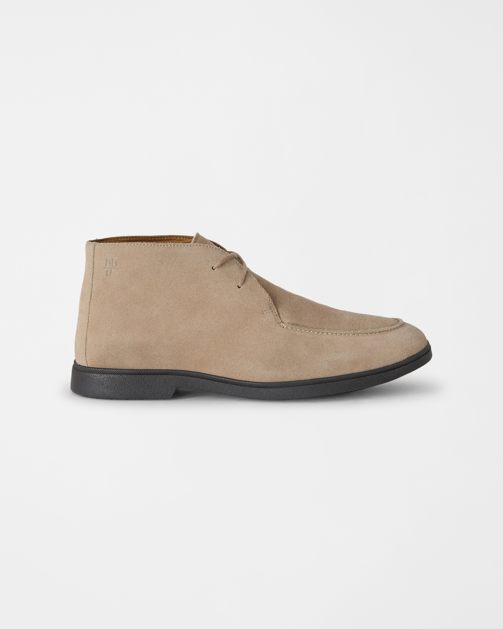 Polacchina HBJ Uomo in Vera Pelle Scamosciata Beige