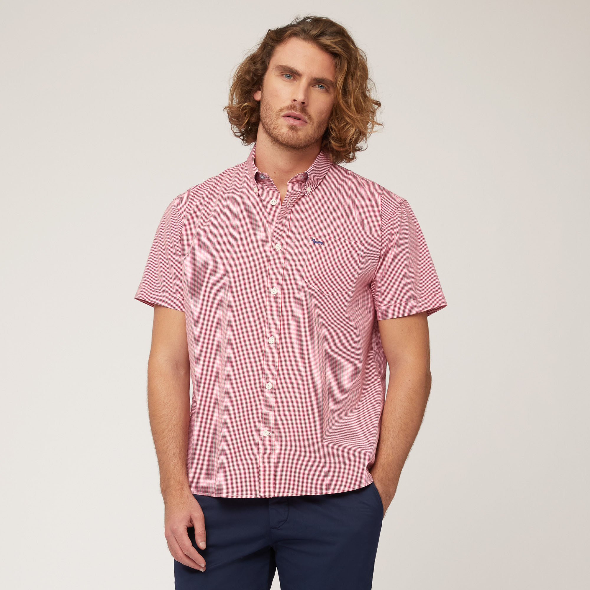 Organic Cotton Poplin Short-Sleeved Shirt