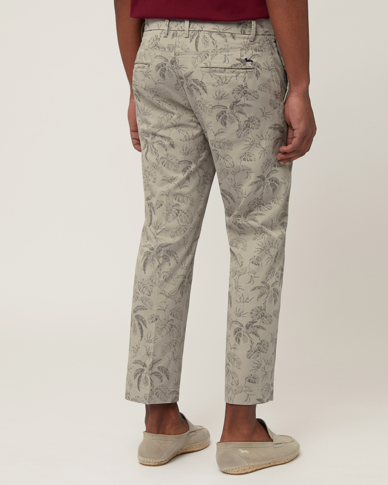 Pants with All-Over Print, Sand, large image number 1