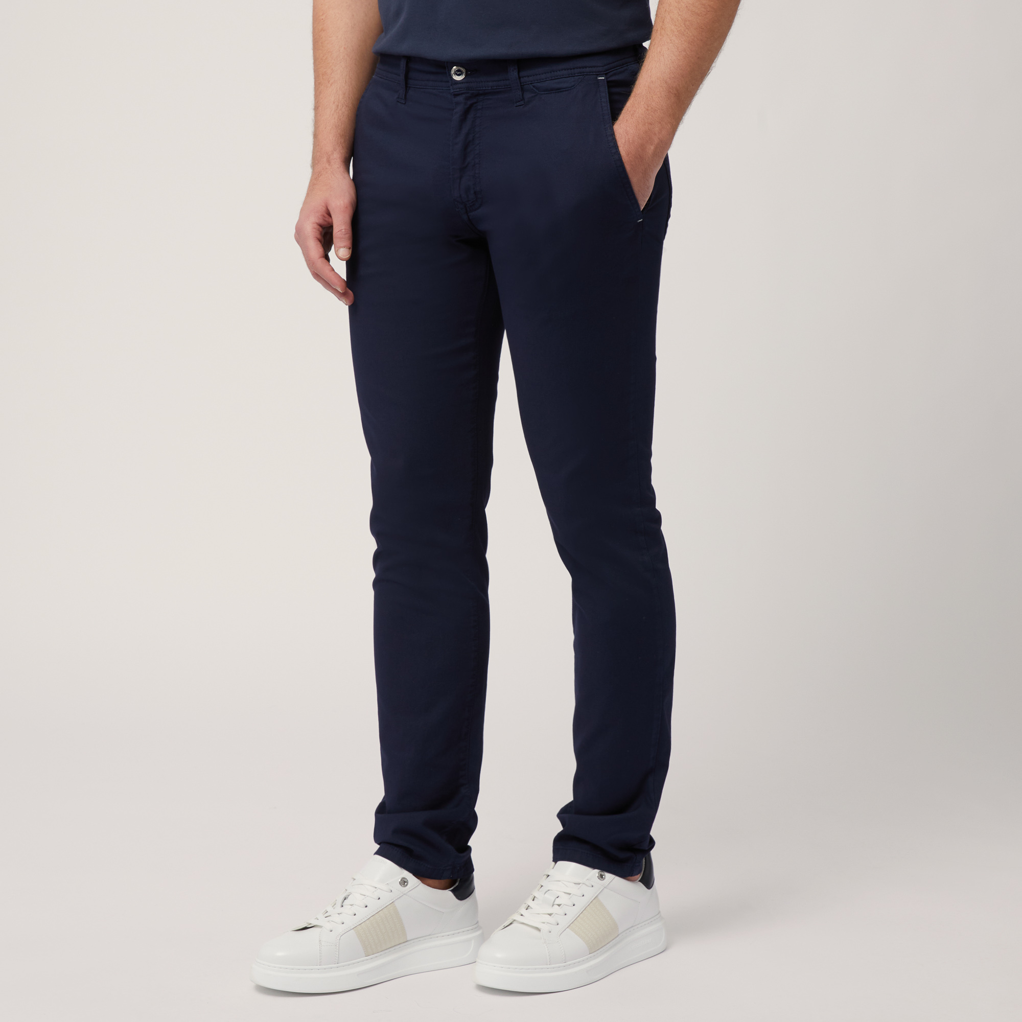 Pantaloni Colorfive, Blu Navy, large