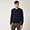 Wool And Viscose Crew-Neck Pullover, Blue, swatch