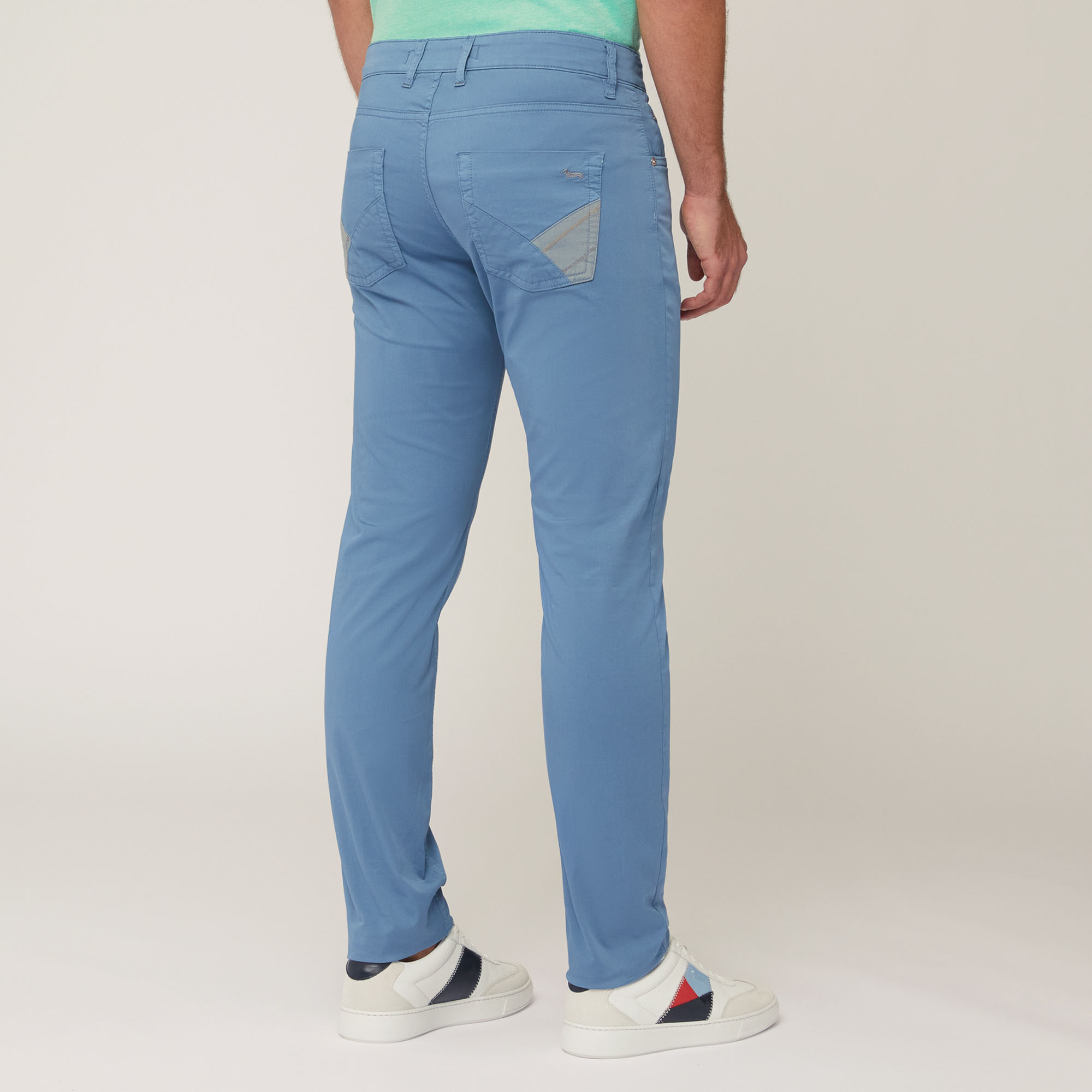 Pants with Inserts, Blue, large image number 1