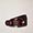 Genuine Leather Belt With Dashshund Detail, Bordeaux, swatch