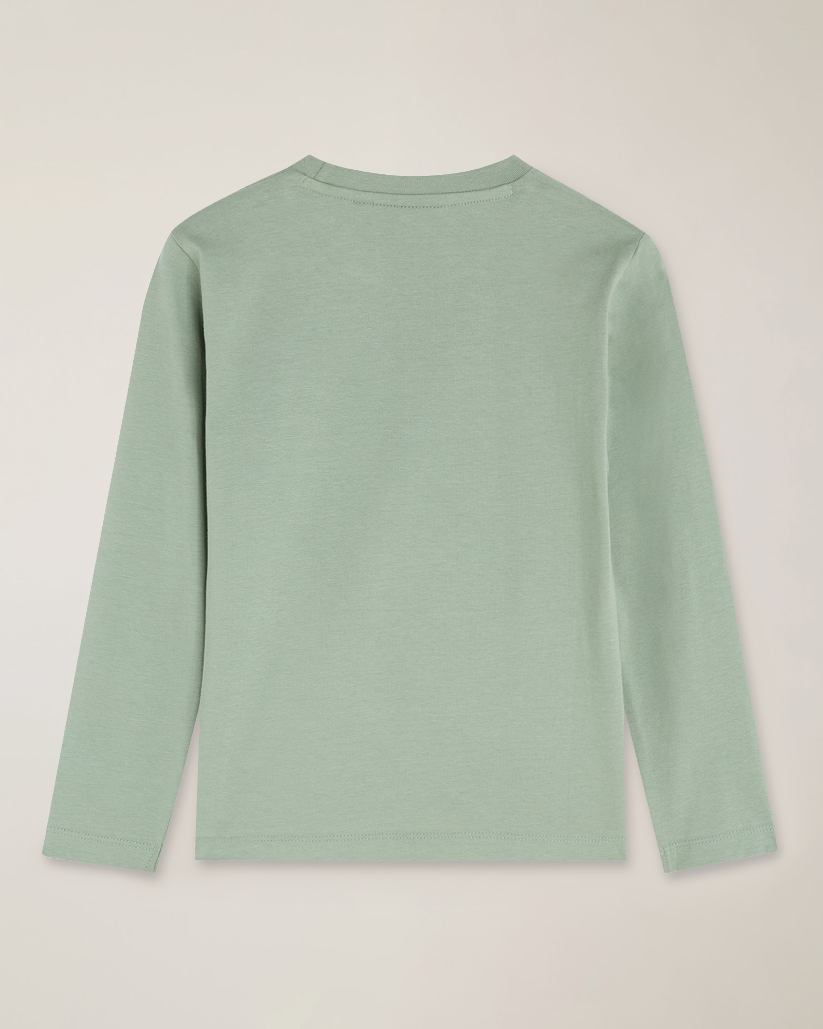 Long‑sleeve jersey T‑shirt with logo, Powder blue, large image number 1