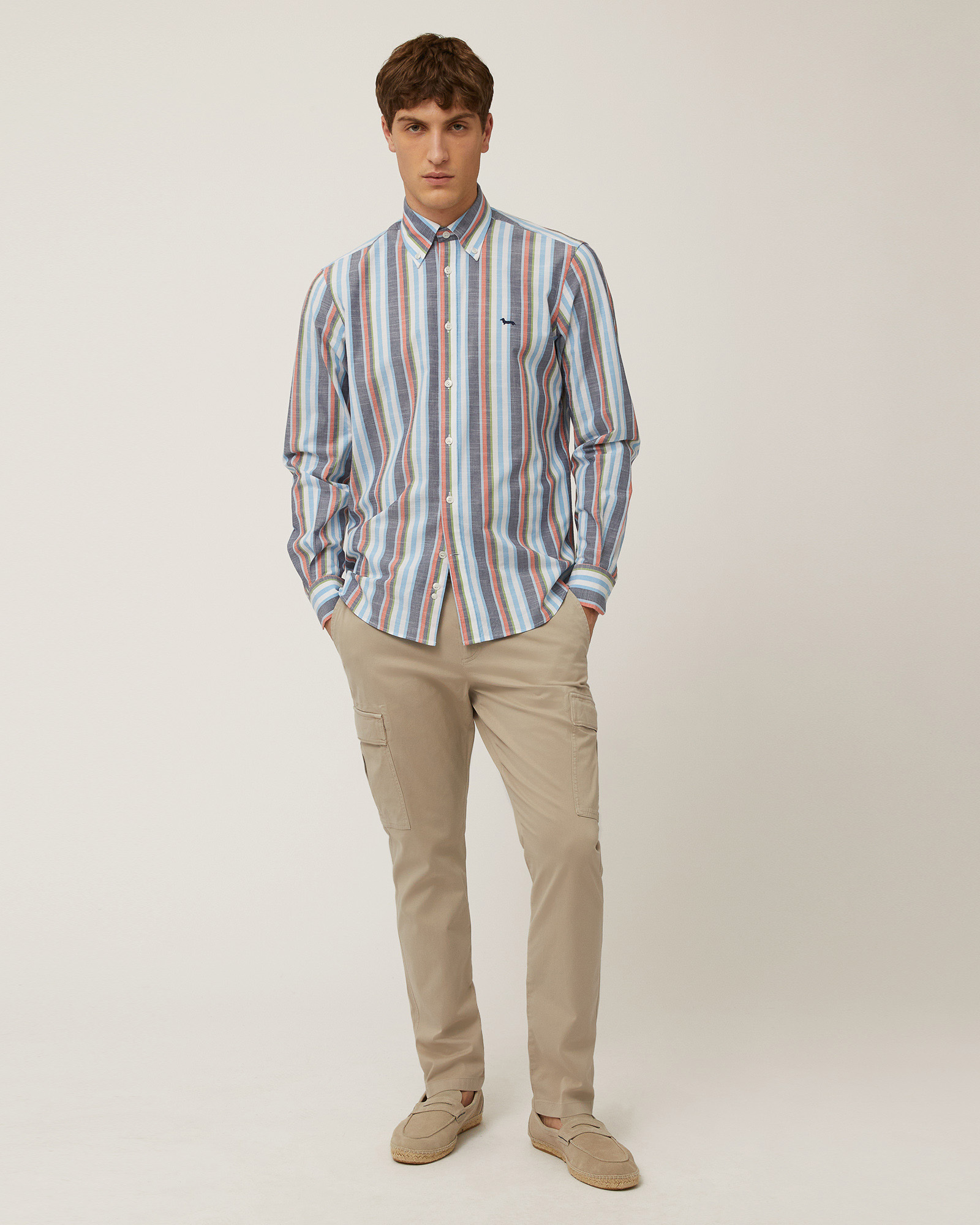 Cotton Cargo Pants, Sand, large image number 3