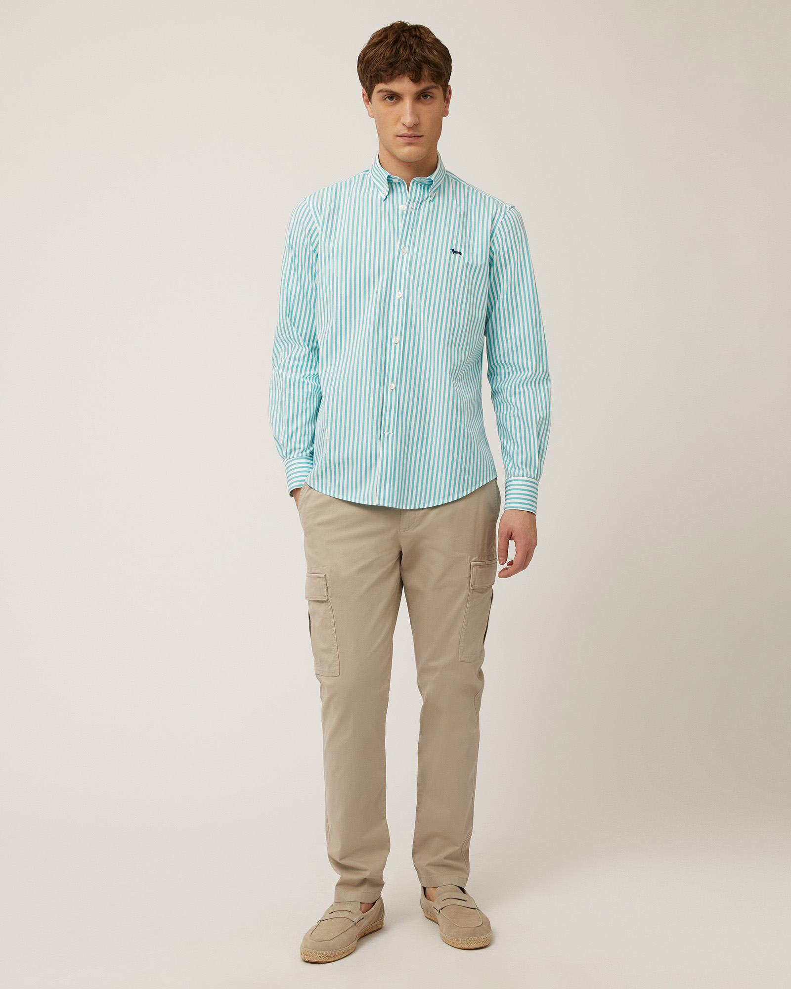Sorbet Stripe Shirt, Turquoise, large image number 3