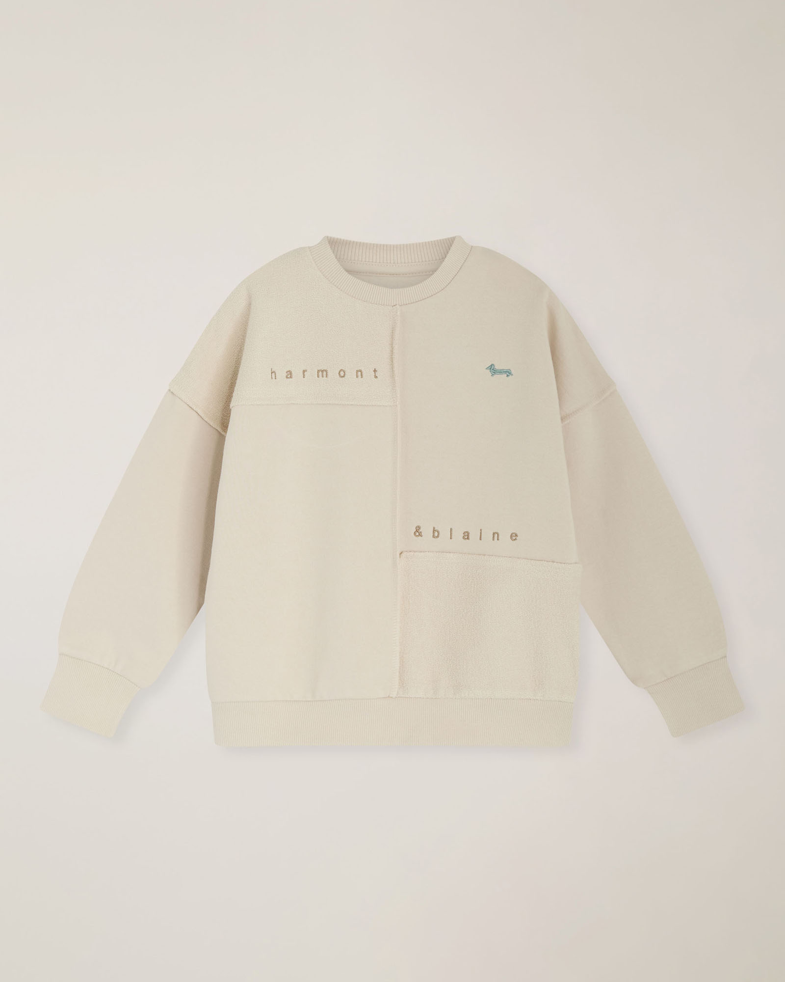 French terry sweatshirt with reverse seams