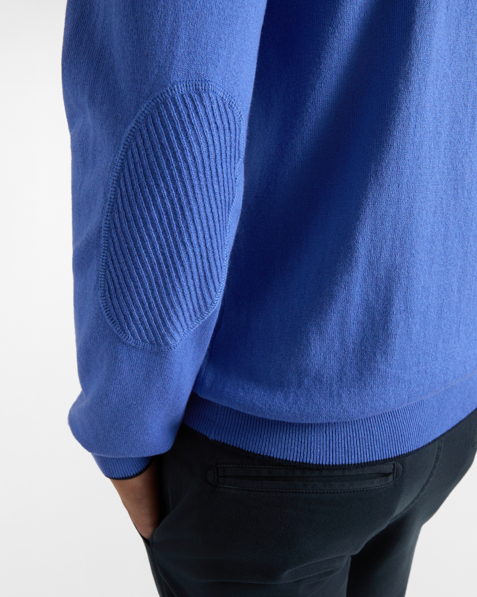 Maglia Girocollo HBJ Uomo in misto lana e cashmere, ORTENSIA, large
