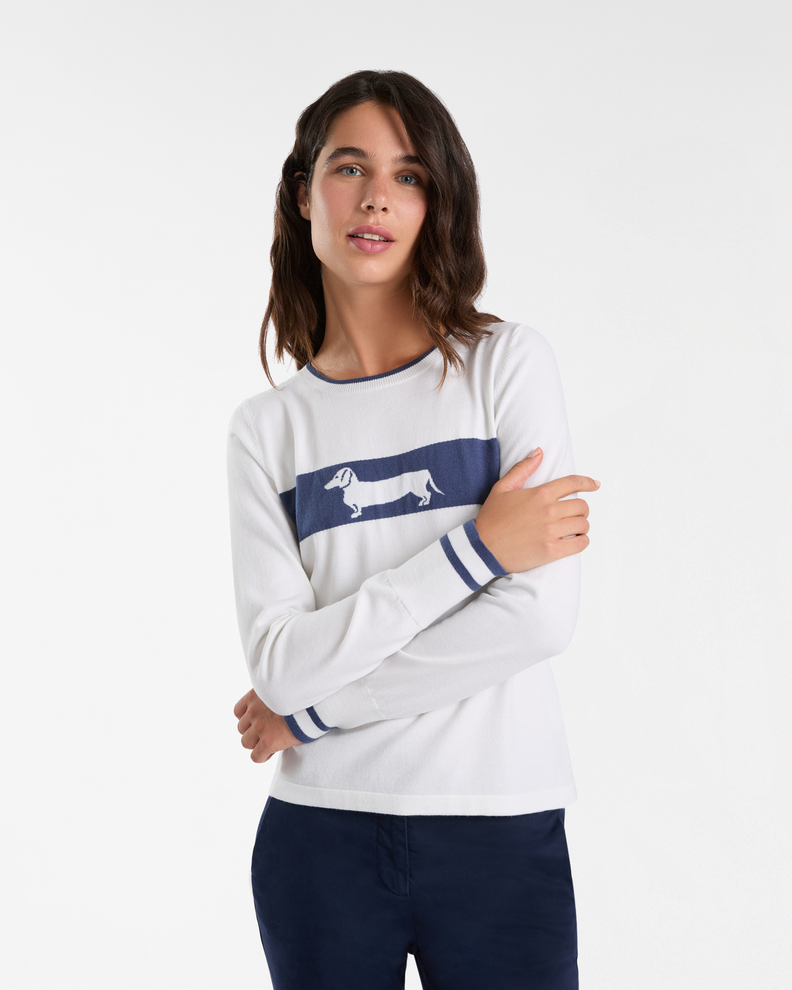 Jacquard Dachshund Sweater