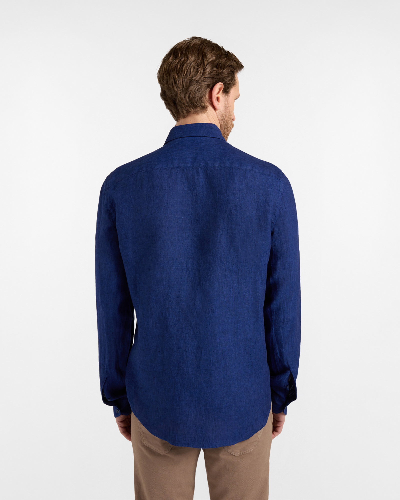 Men's narrow-fit linen shirt