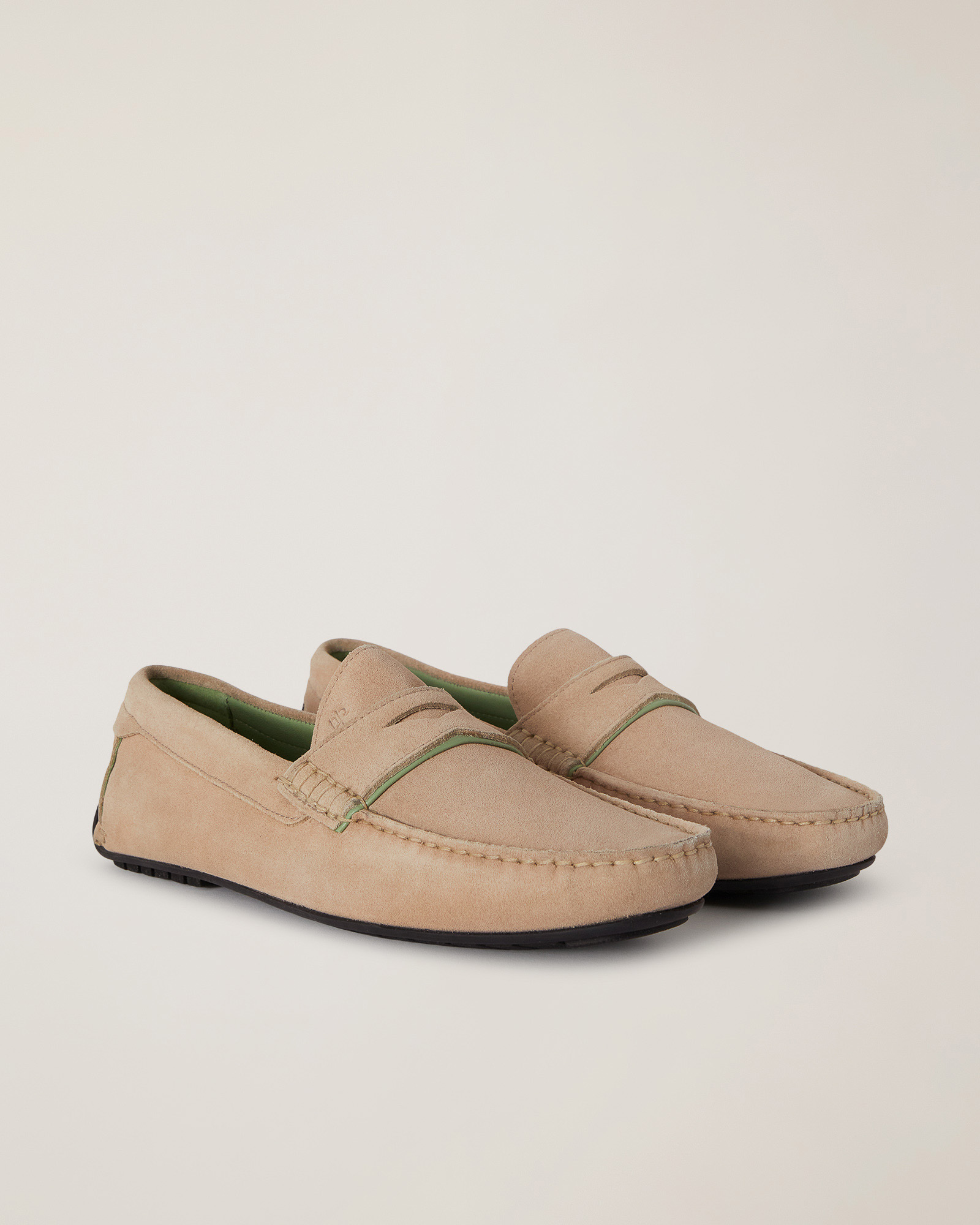 Suede Loafer, Sand, large image number 1