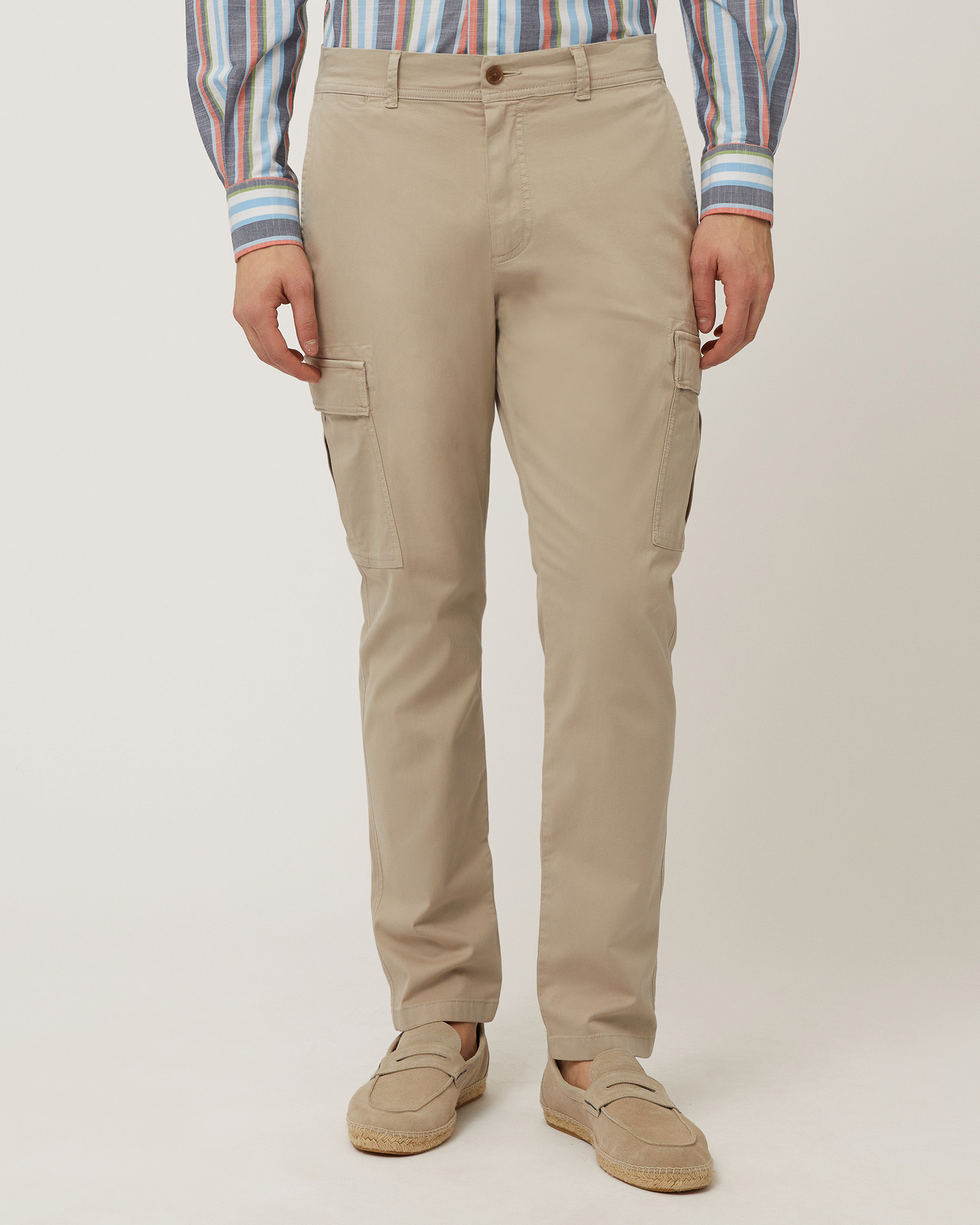 Cotton Cargo Pants, Sand, large image number 0